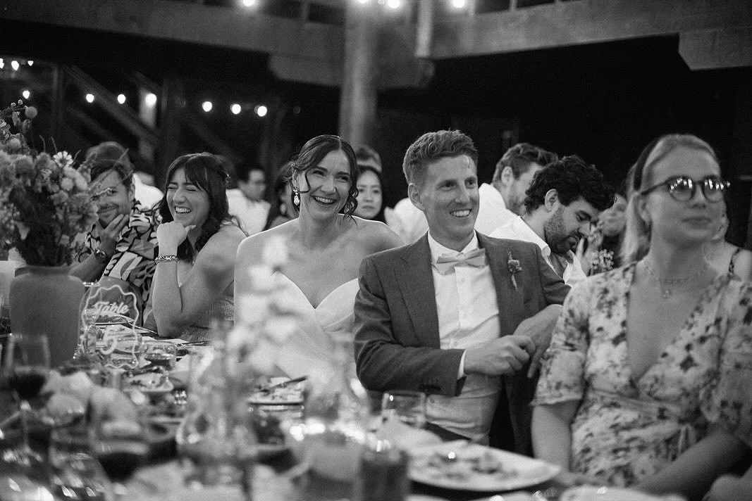 &ldquo;James was brilliant as both our celebrant and DJ. He was very organised, relaxed and really easy to work with. His words at our ceremony were perfect, and so many people commented on what a great celebrant he was. He then kept the great vibes 