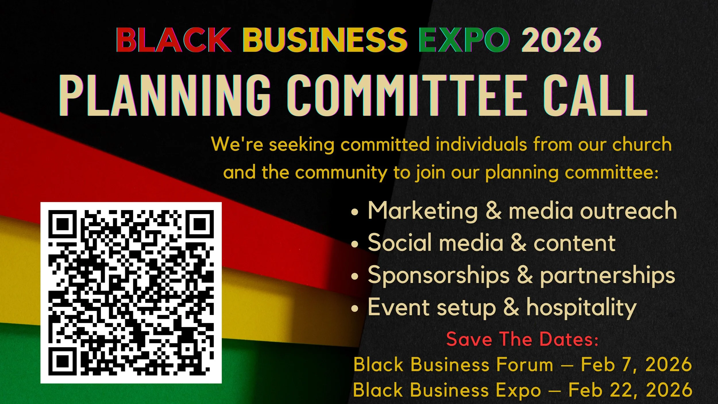 2026 Black Business Expo Planning Committee
