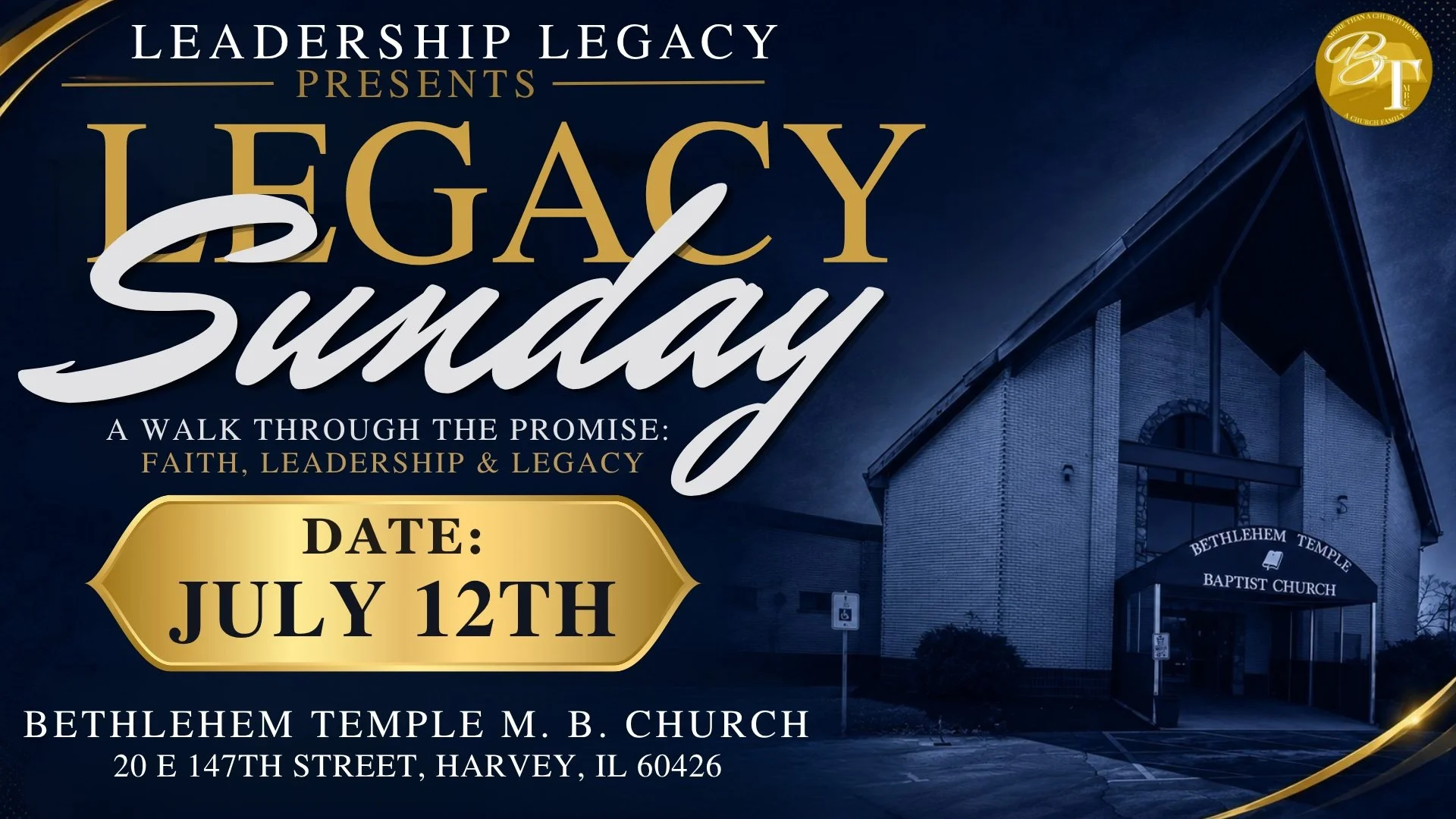 Leadership Legacy Sunday