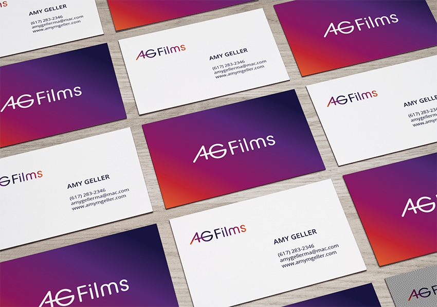 AG Films - Logo and Identity branding and Website design