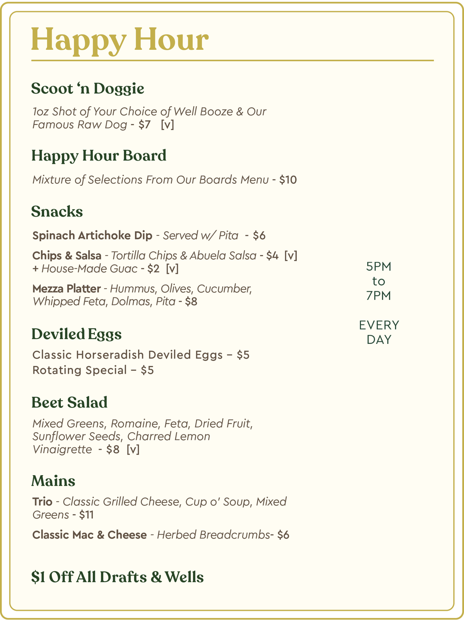 Happy Hour 5 DIME