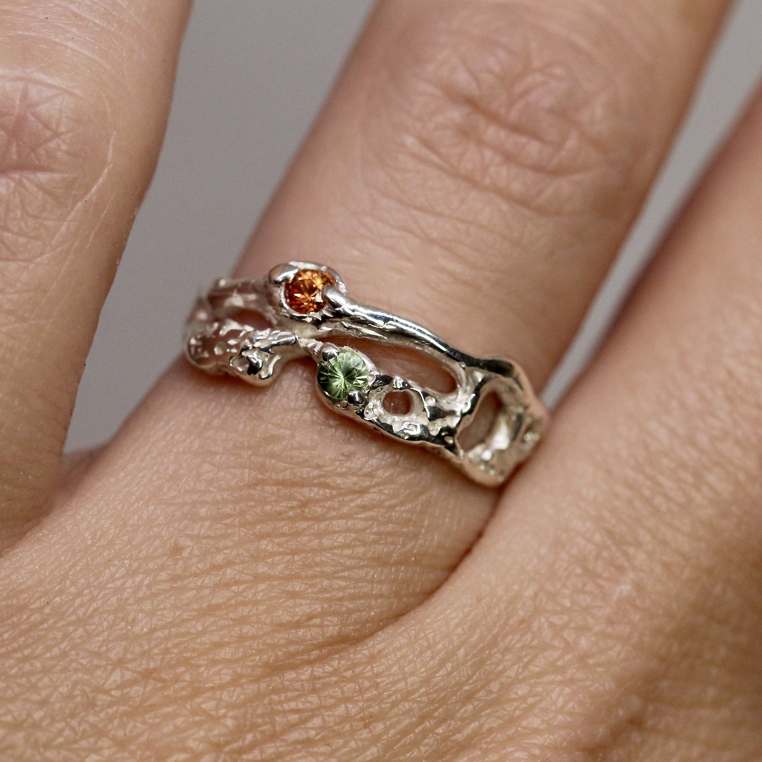 Contrast Ring - Sapphire