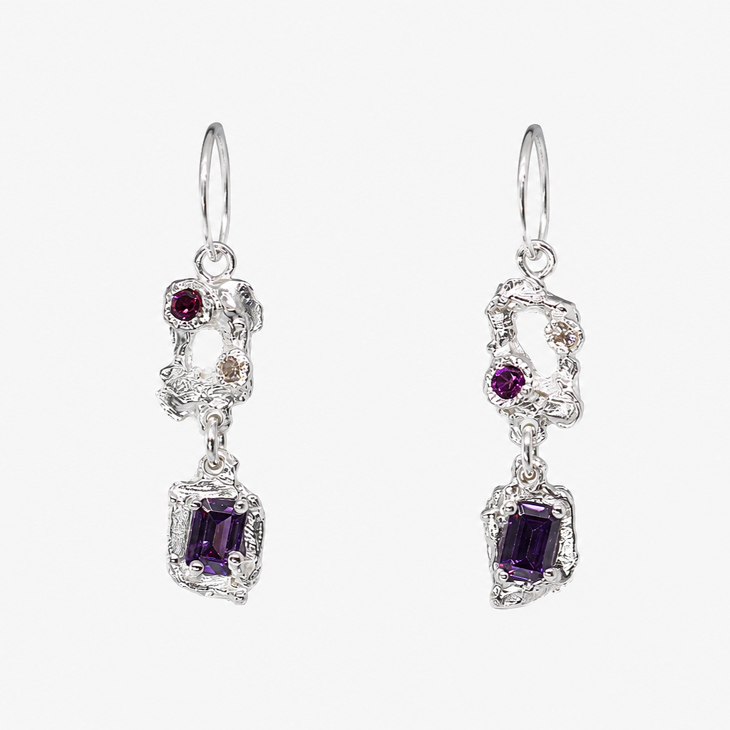 Charmed Earrings (purple)