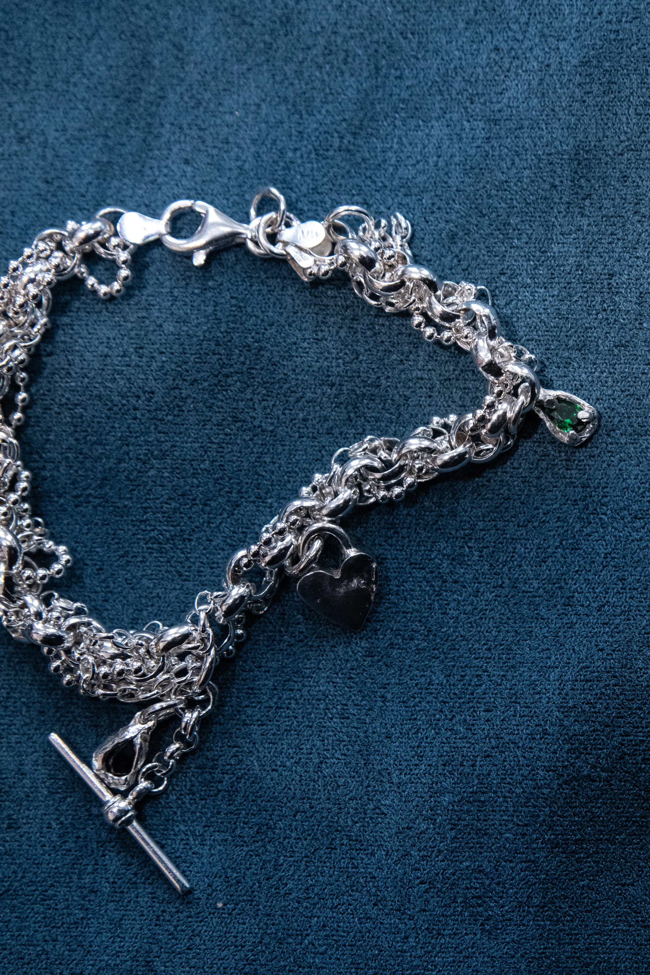 Love Lockdown Charm  Bracelet