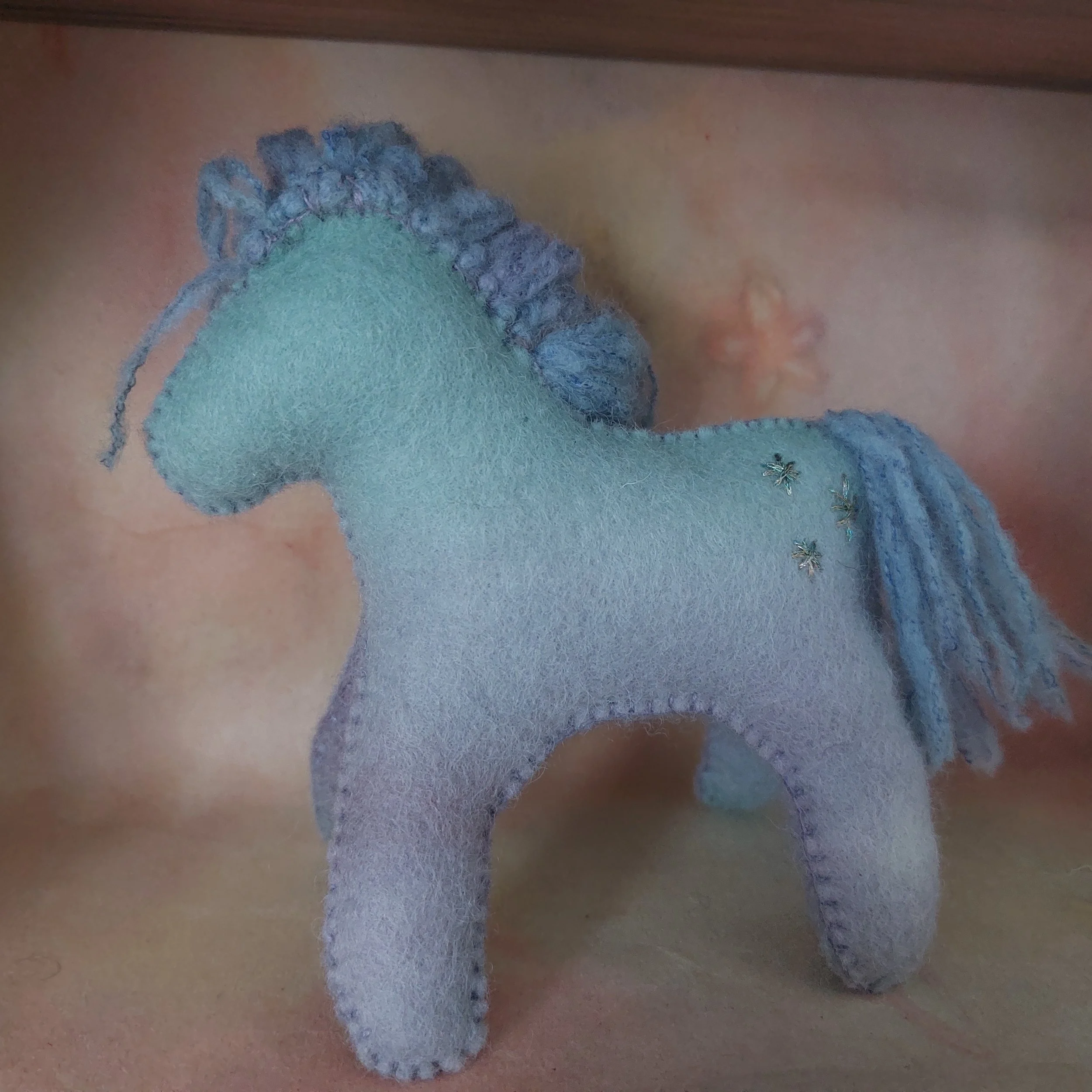Felt Wilderfolk Horse - Rain