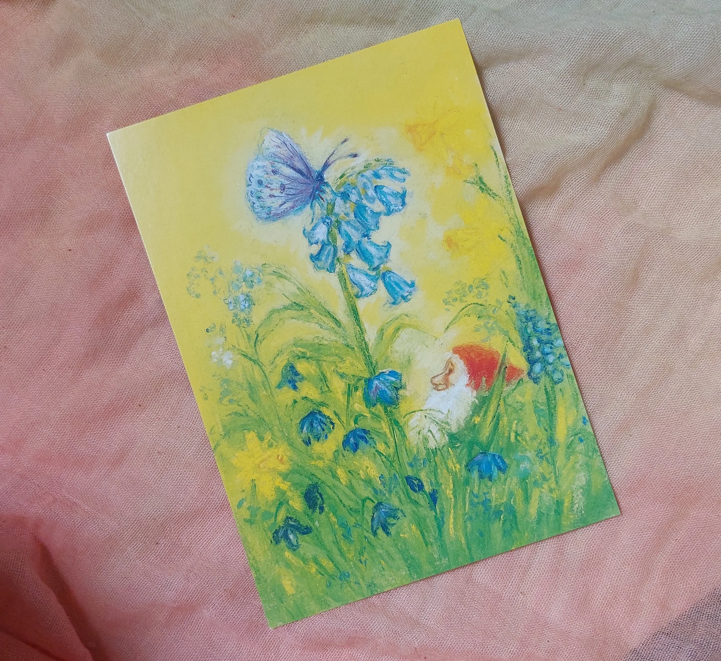 Spring Butterfly (postcard) - Marjan van Zeyl