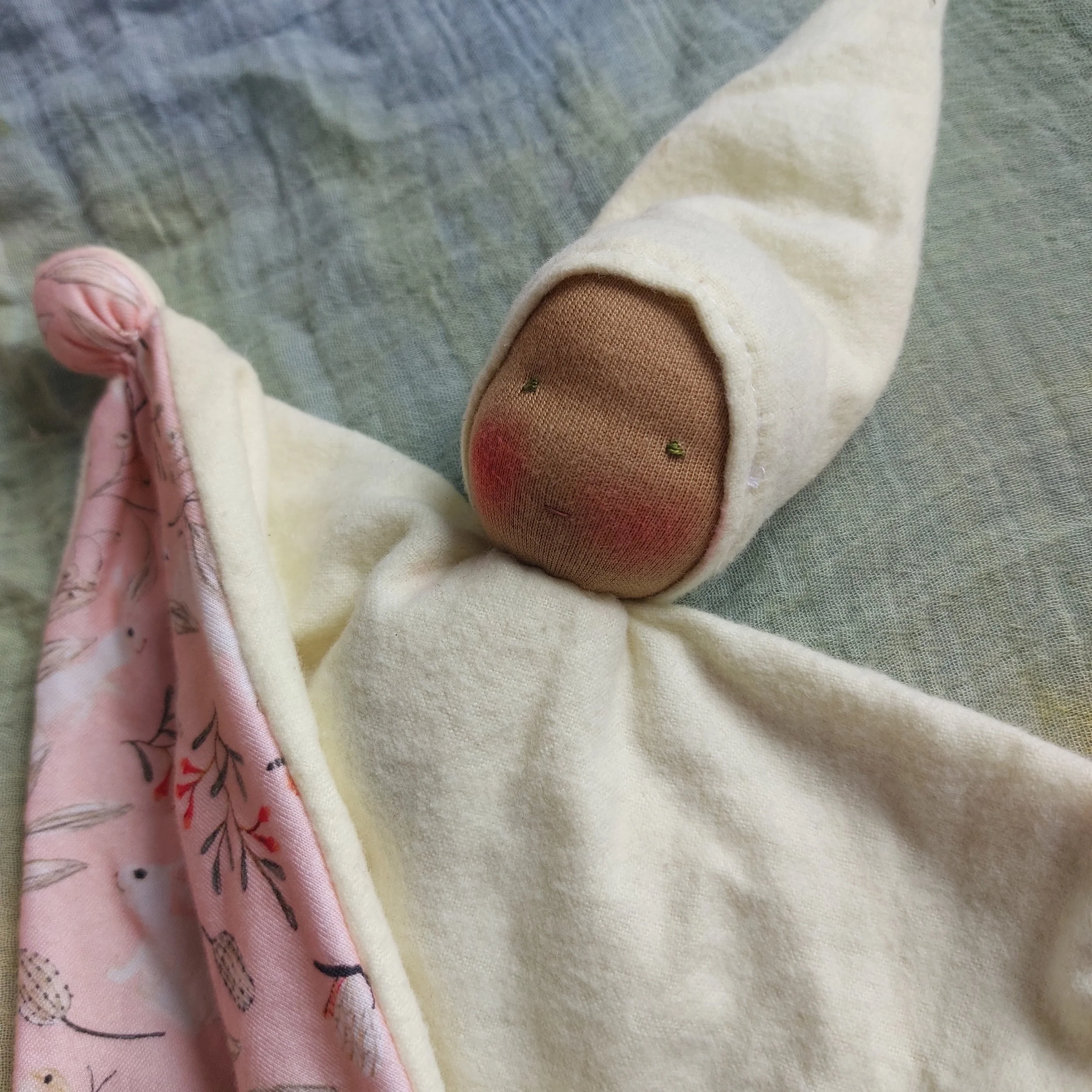 Mini Snuggle - Soft Sunshine and Peach Bunnies
