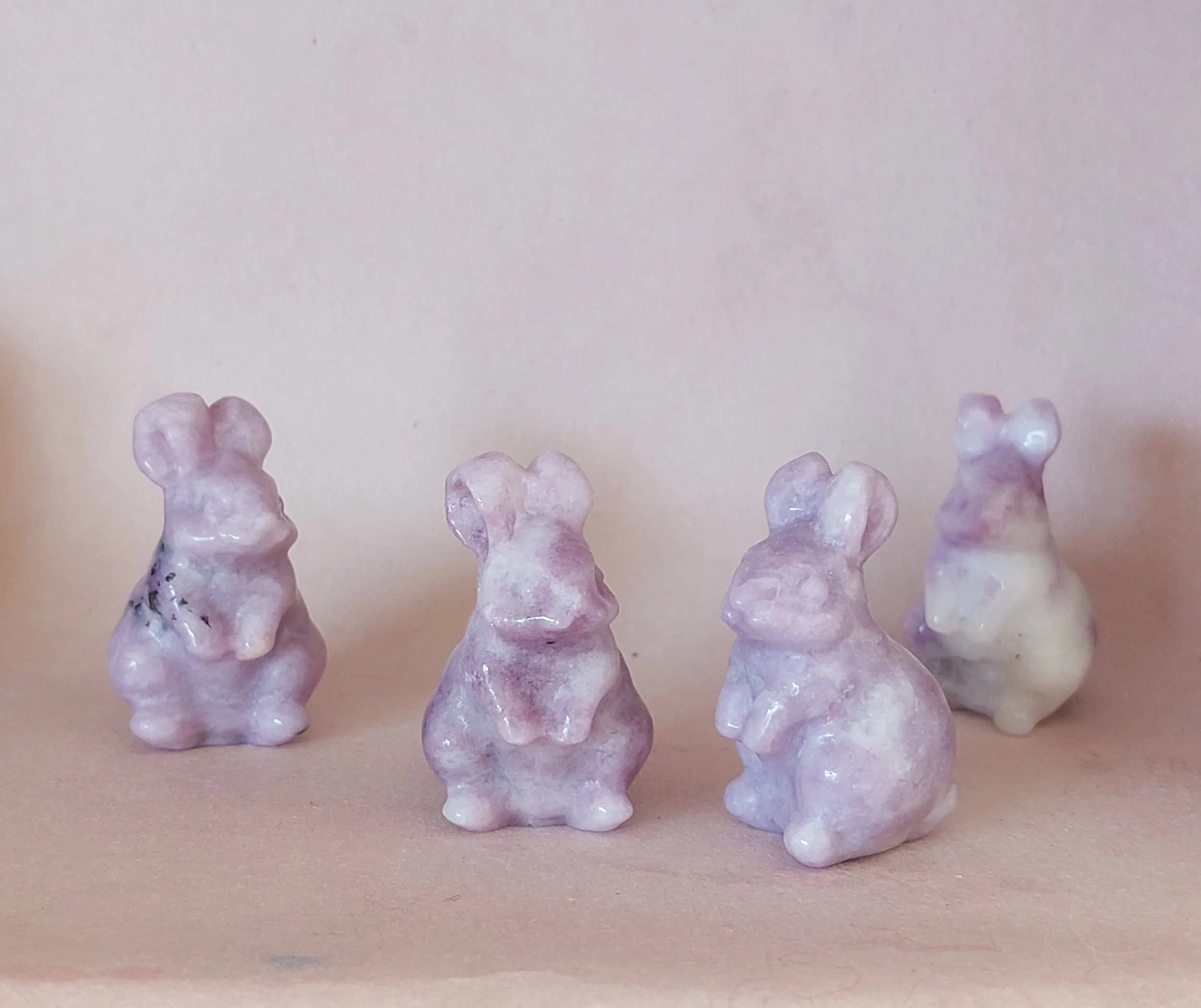 Lepidolite Bunny