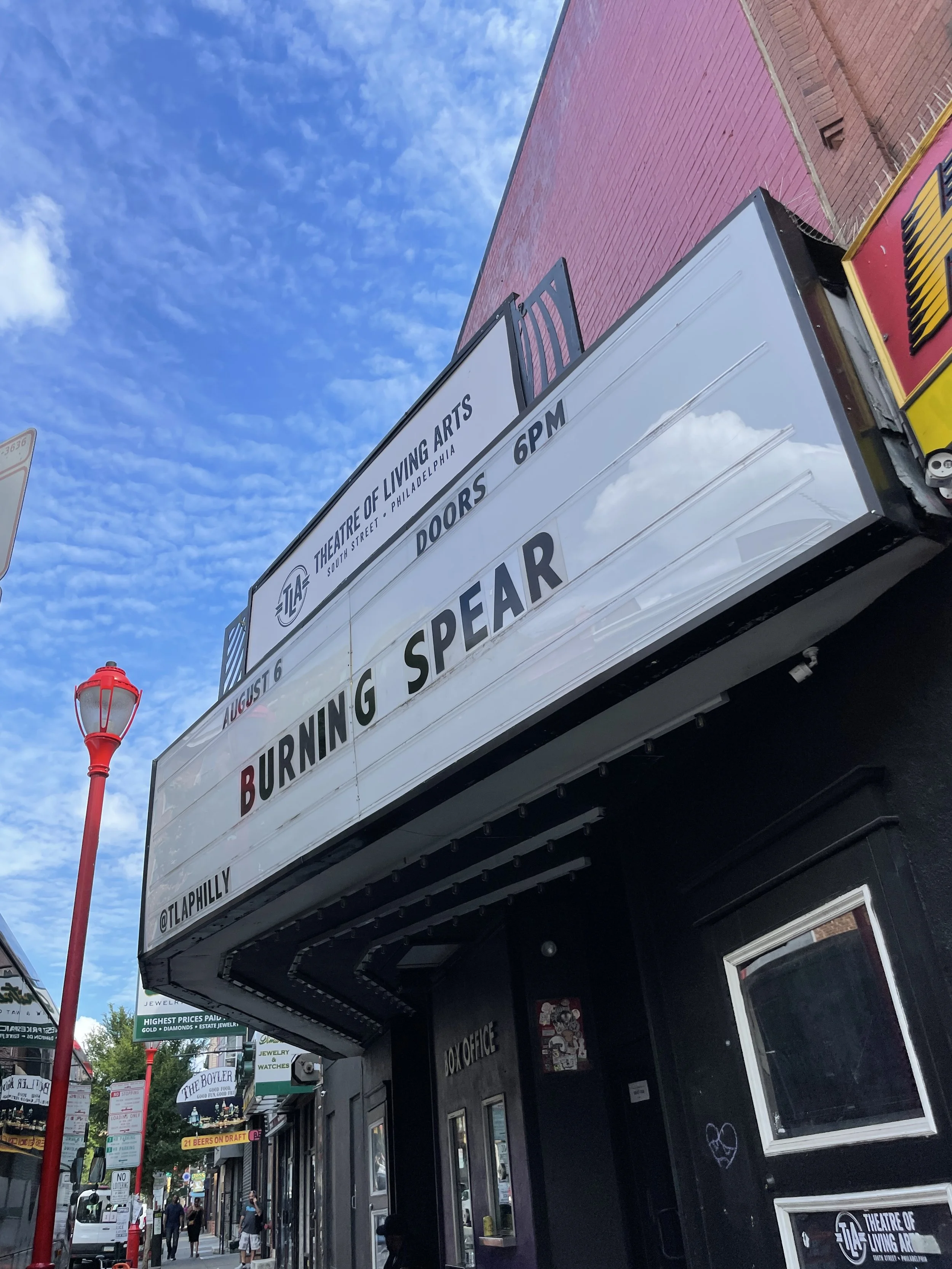 Burning Spear at the TLA