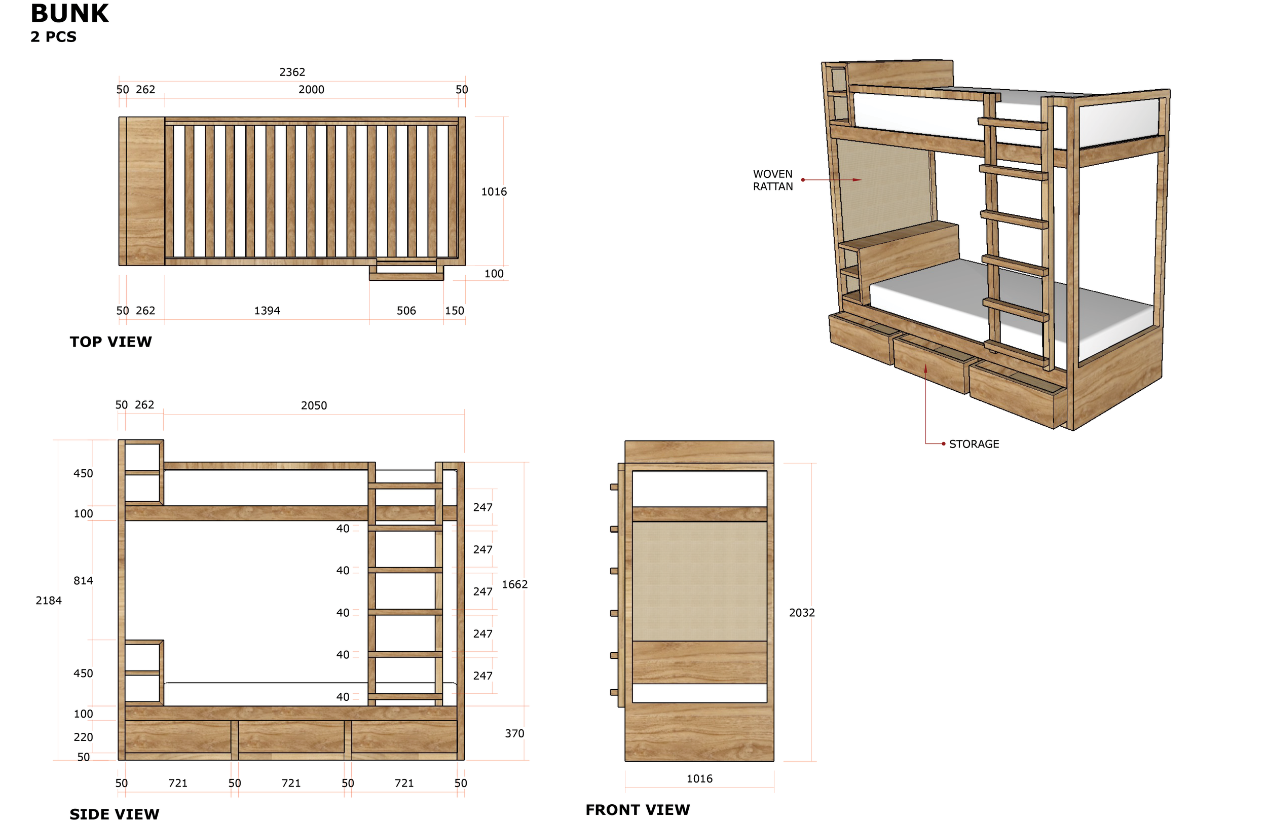 Custom Bed Designs by Lauren Baker