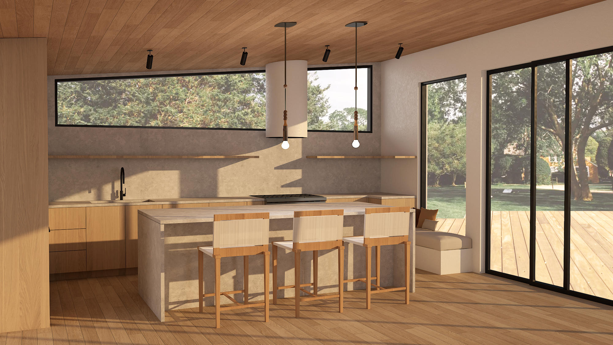 Kitchen Rendering by Lauren Baker