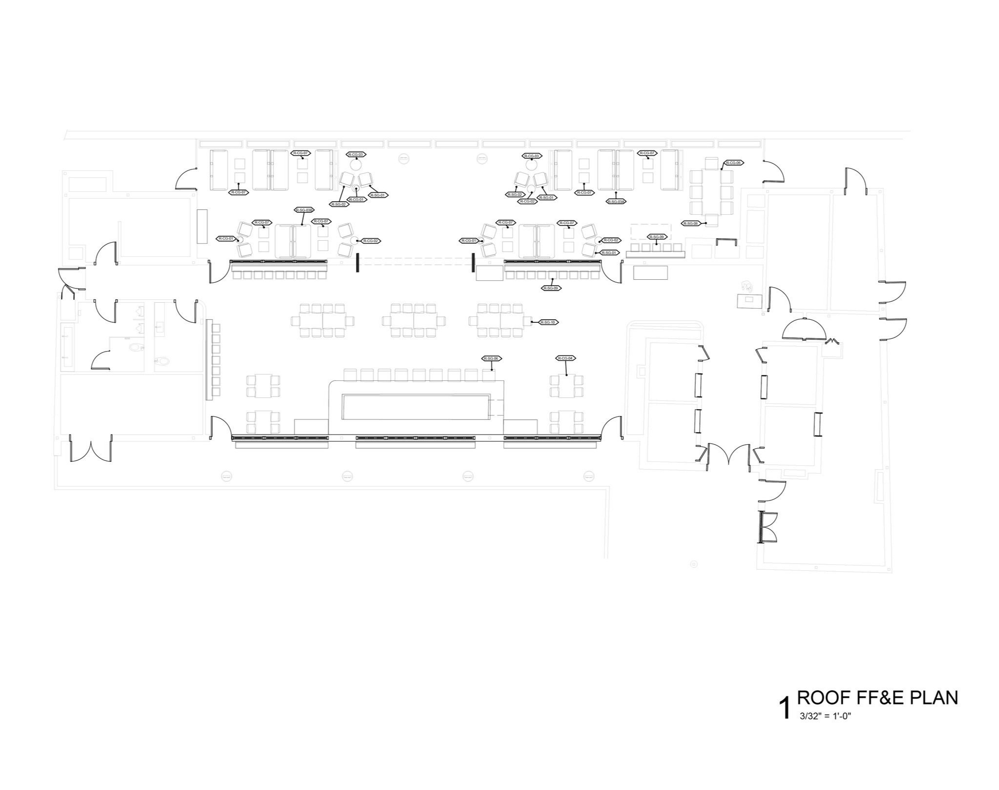 Public Space - Rooftop Tagged Plans By Lauren Baker