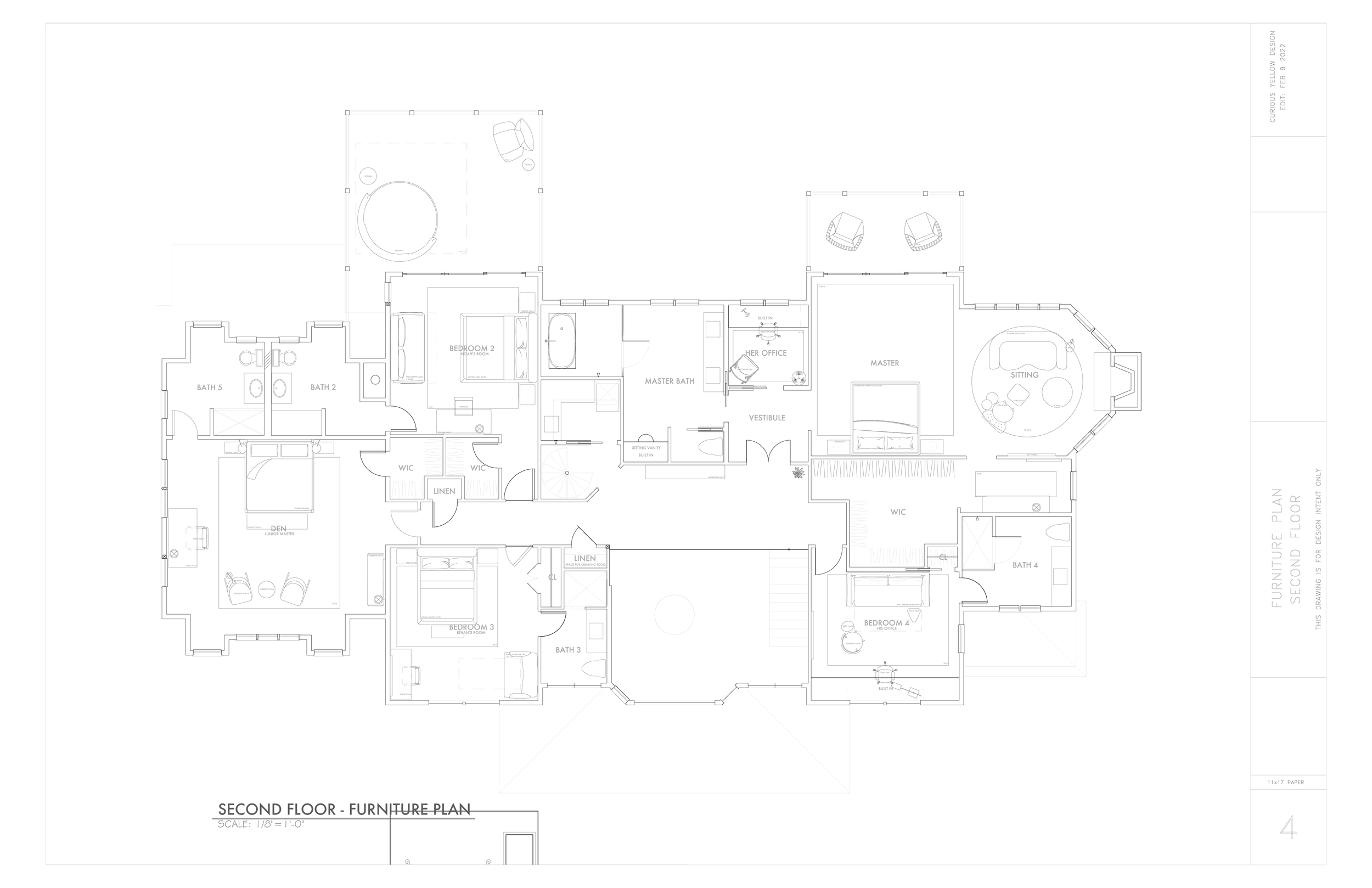 Furniture Plan by Lauren Baker
