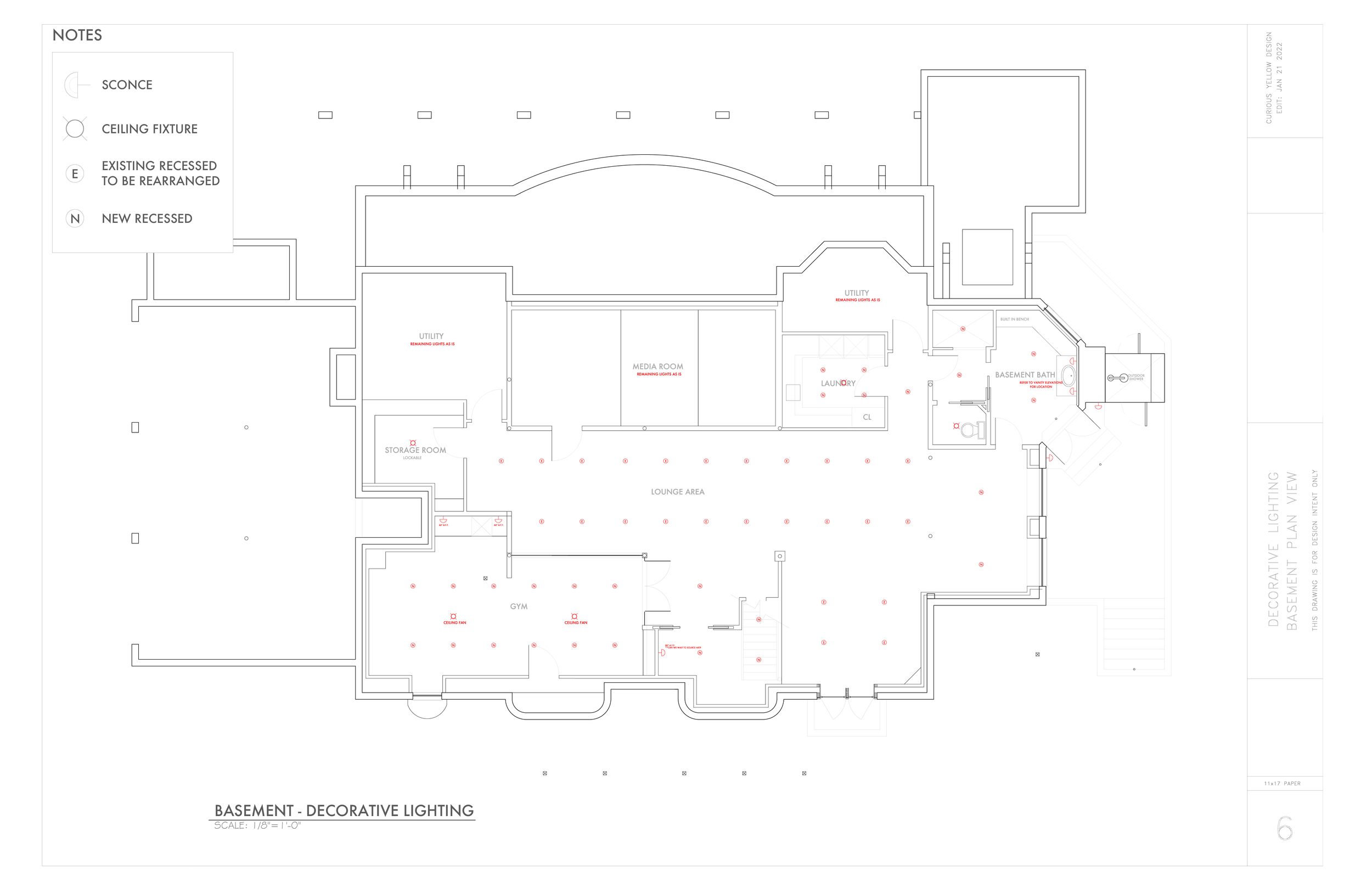 Reflected Ceiling Plan by Lauren Baker