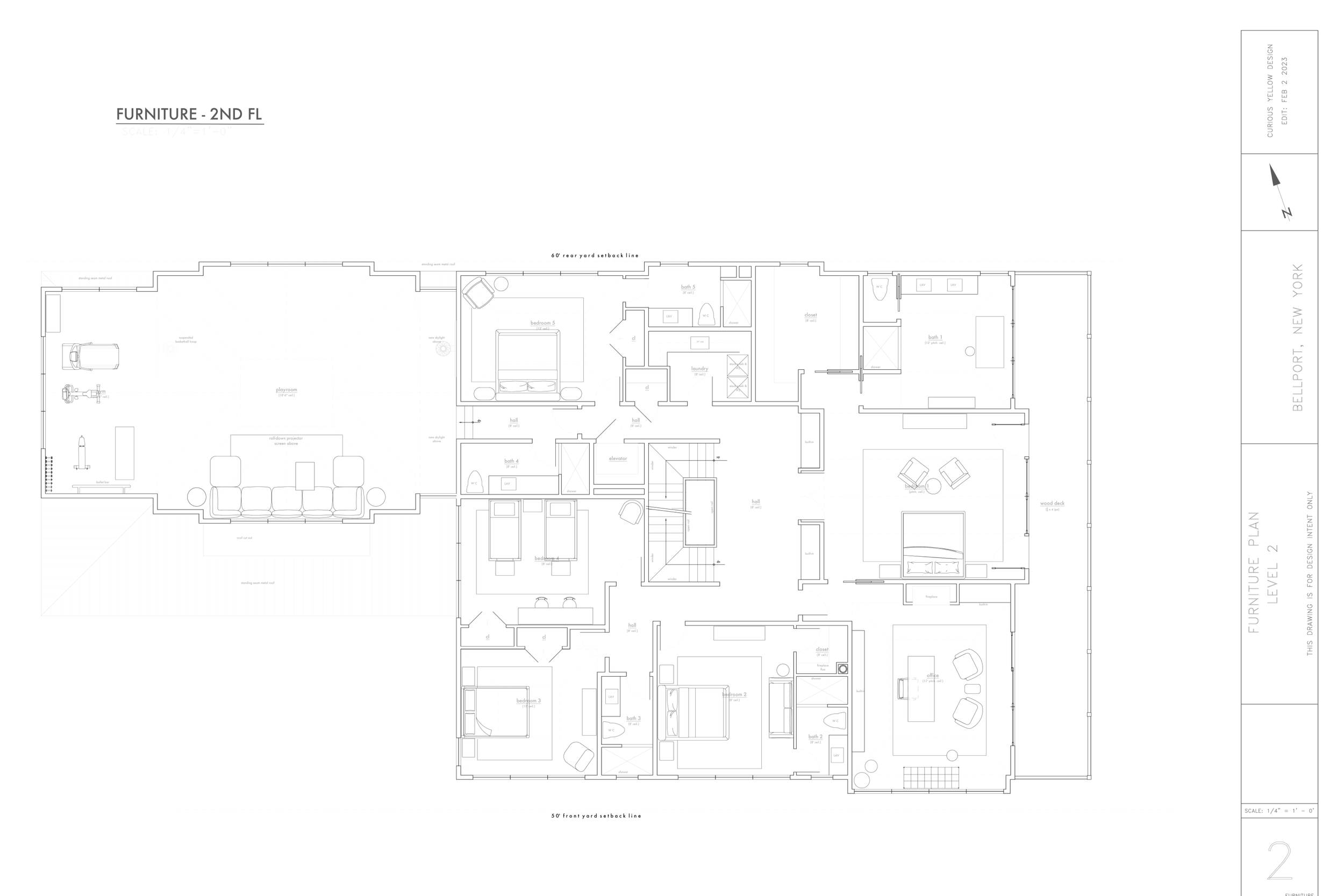 Furniture Plan Design Development by Lauren Baker