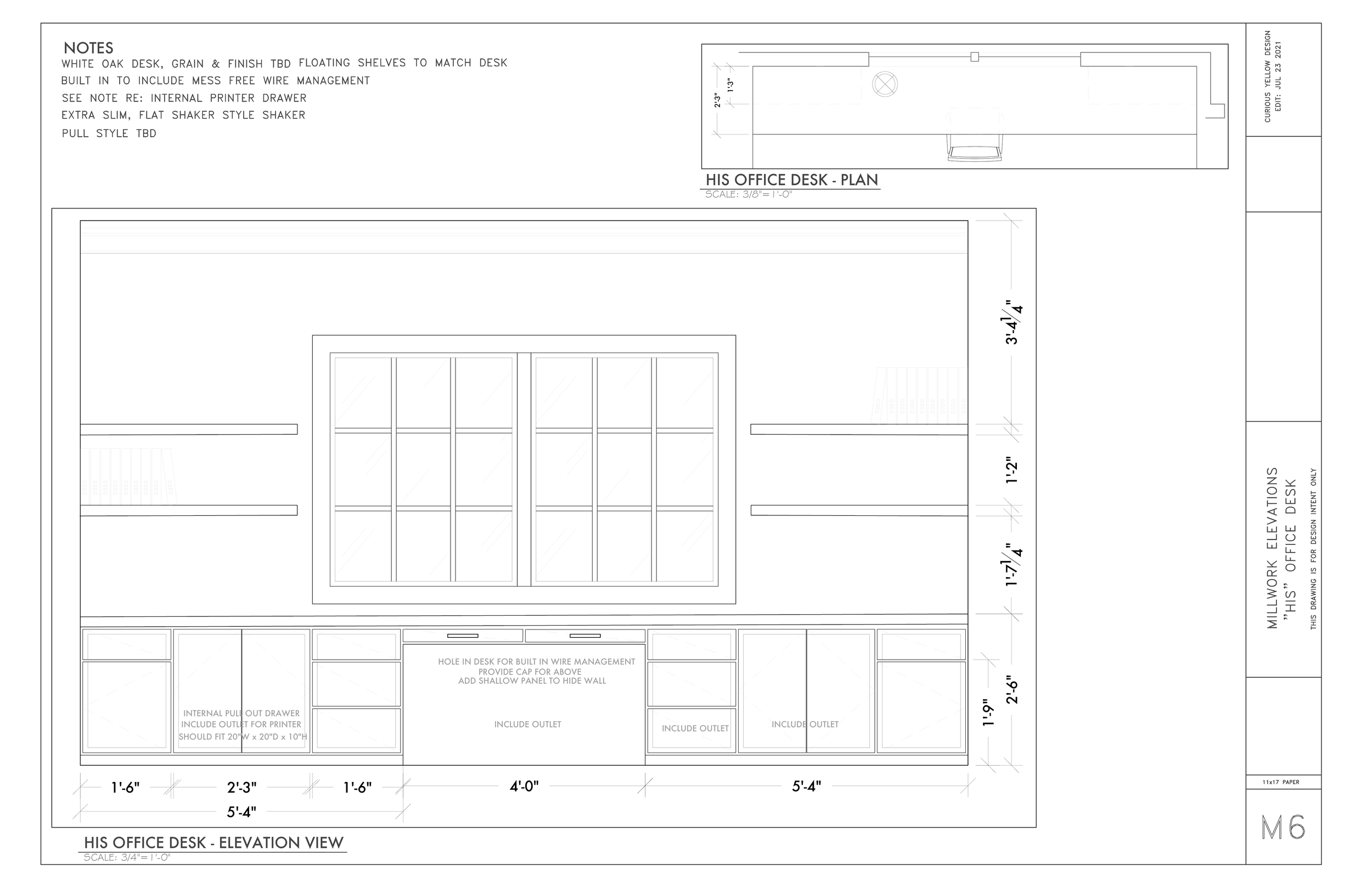 Office Millwork Design by Lauren Baker