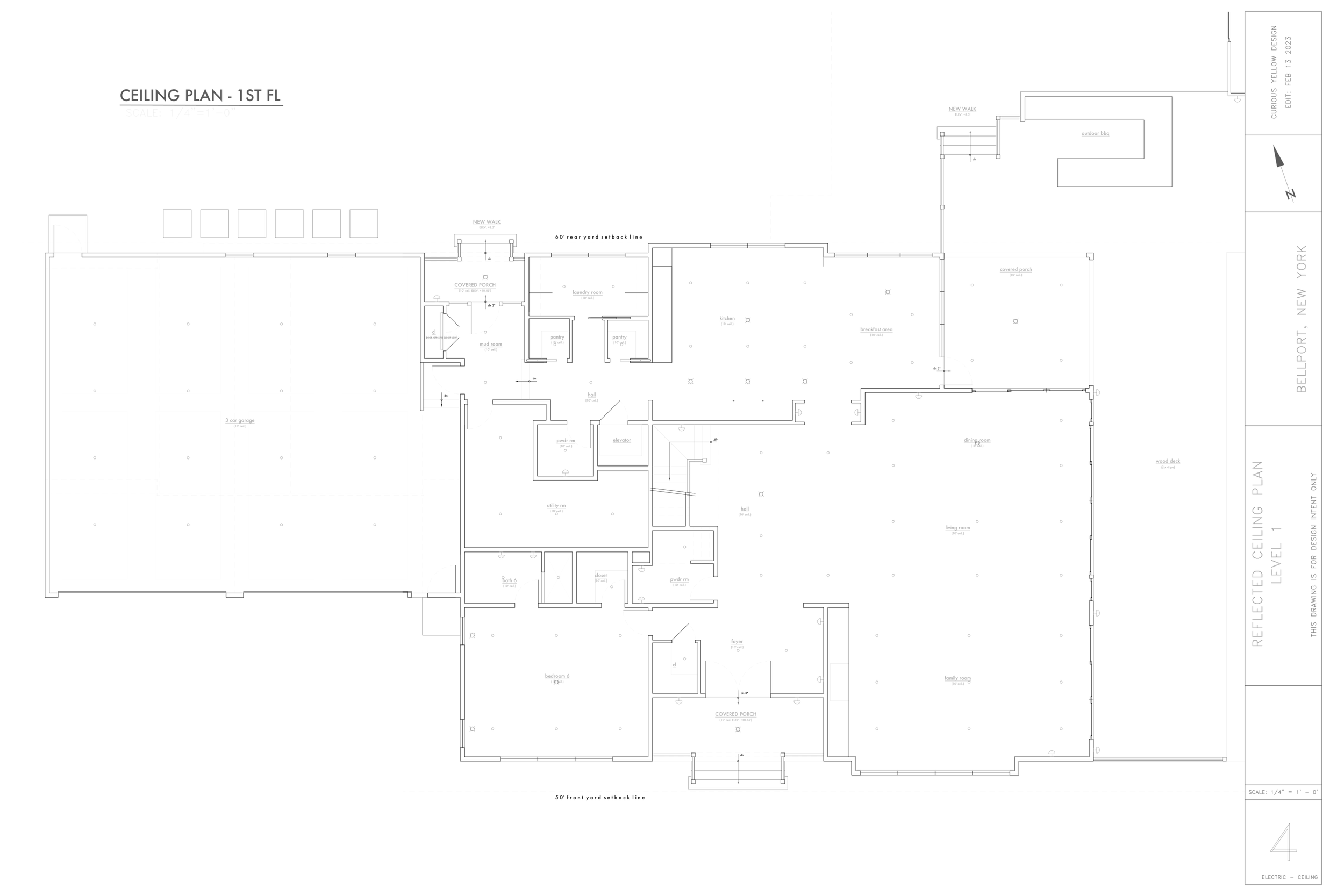 Lighting Plan Design Development by Lauren Baker