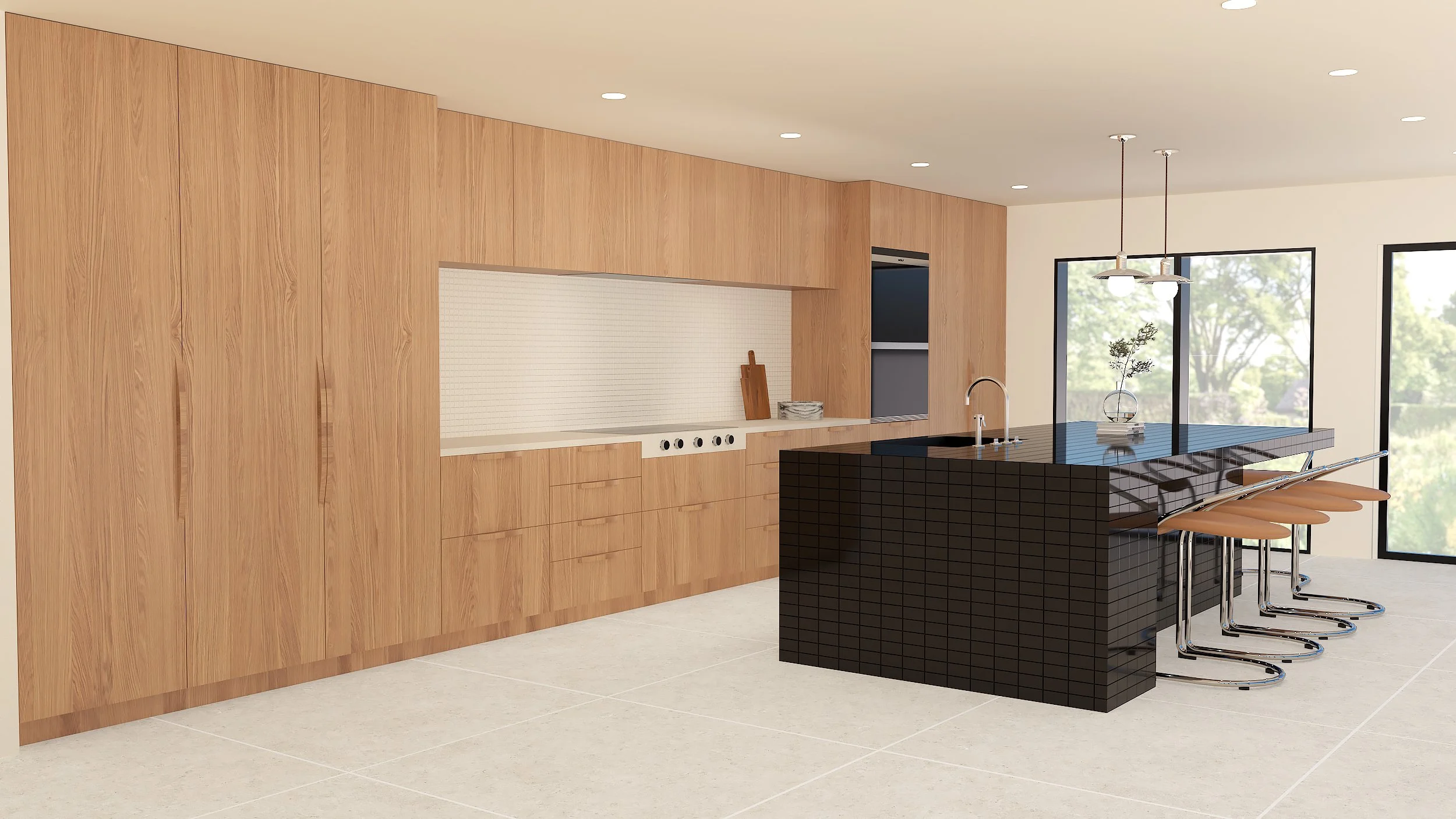 Kitchen Rendering by Lauren Baker