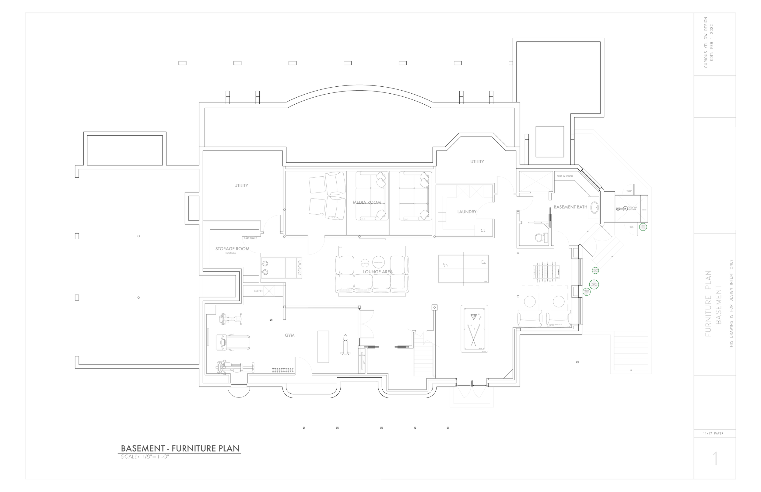 Furniture Plan by Lauren Baker