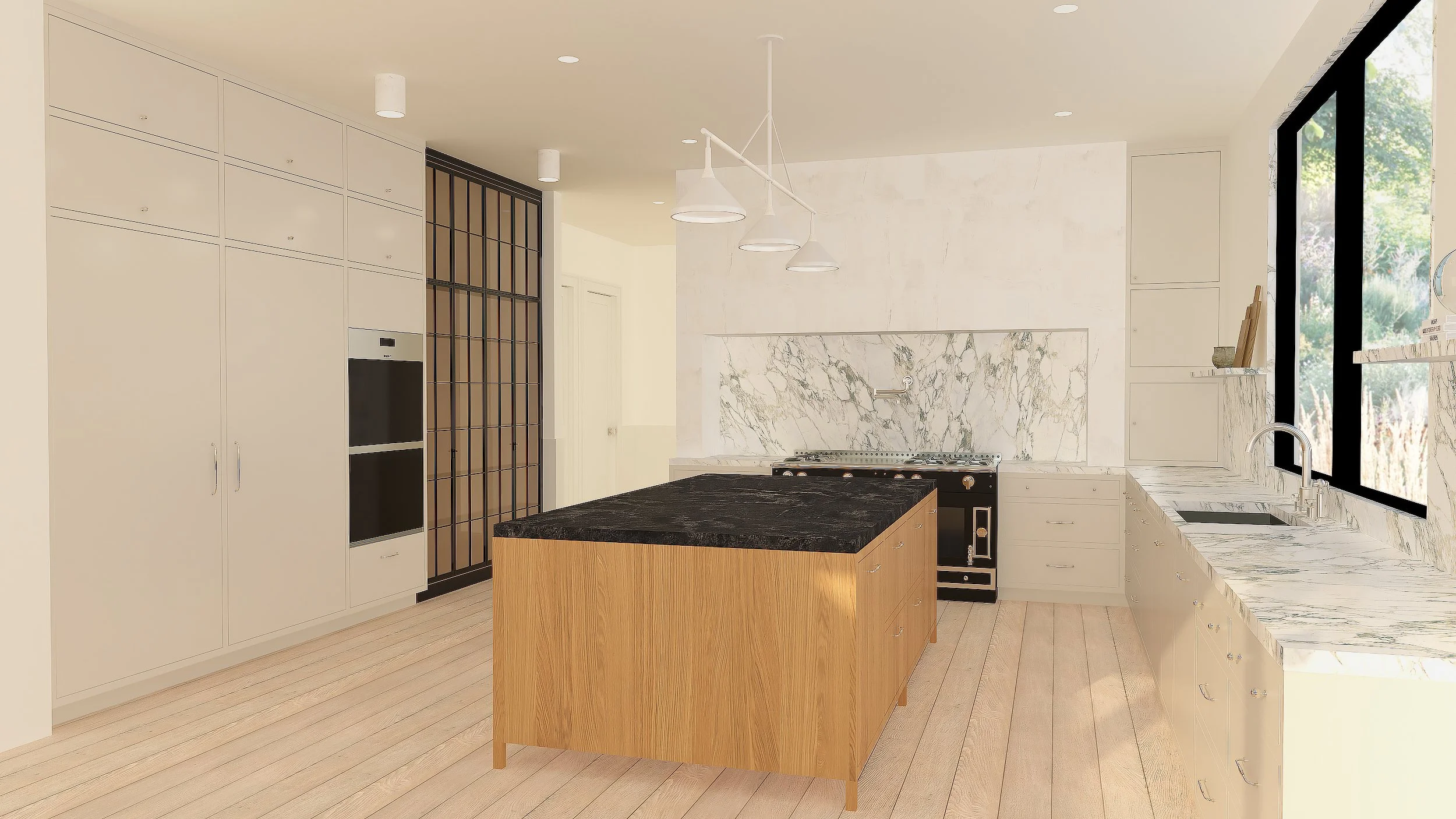 Kitchen Rendering by Lauren Baker