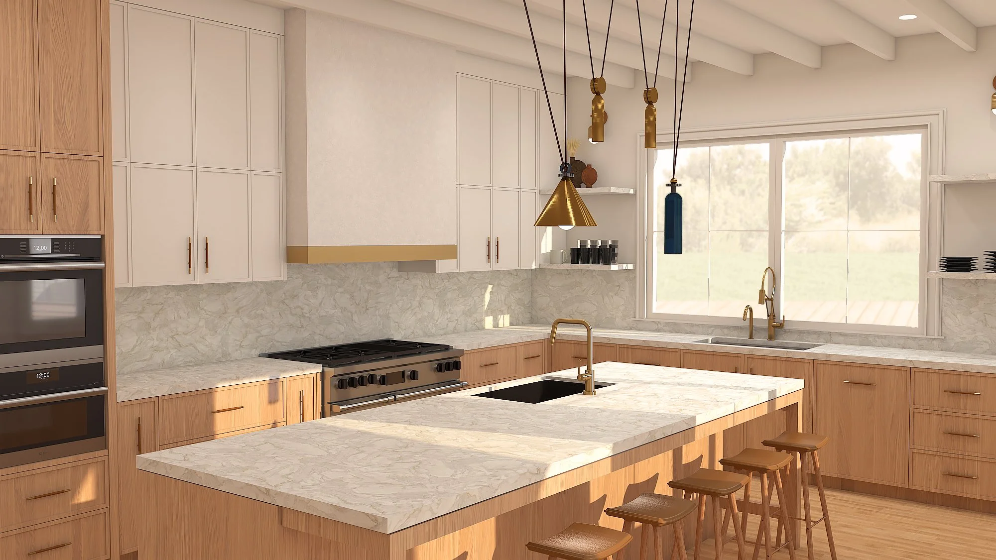 Kitchen Rendering by Lauren Baker