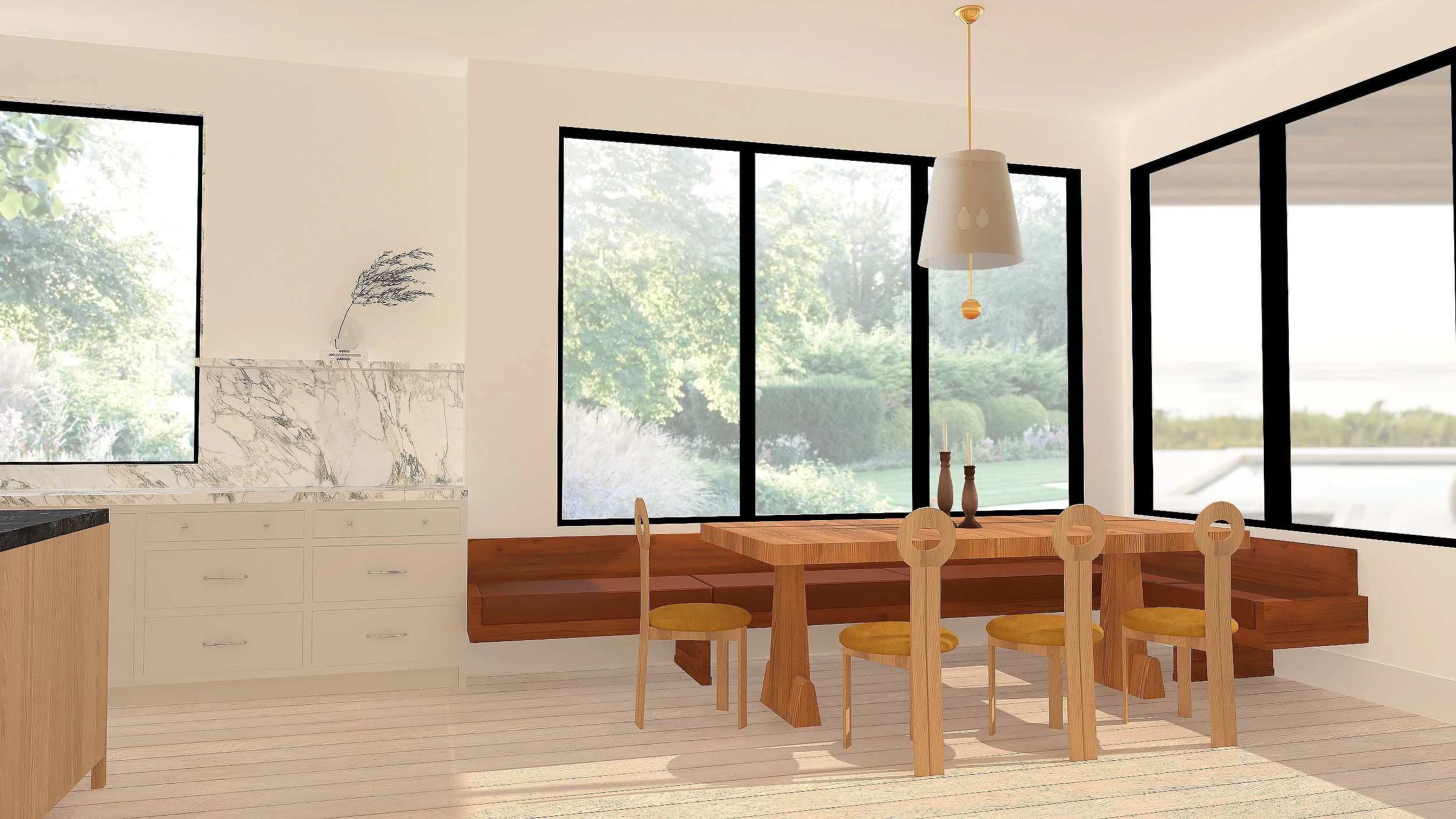 Kitchen Rendering by Lauren Baker