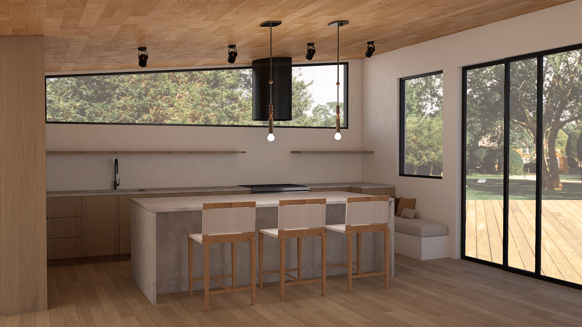 Kitchen Rendering by Lauren Baker