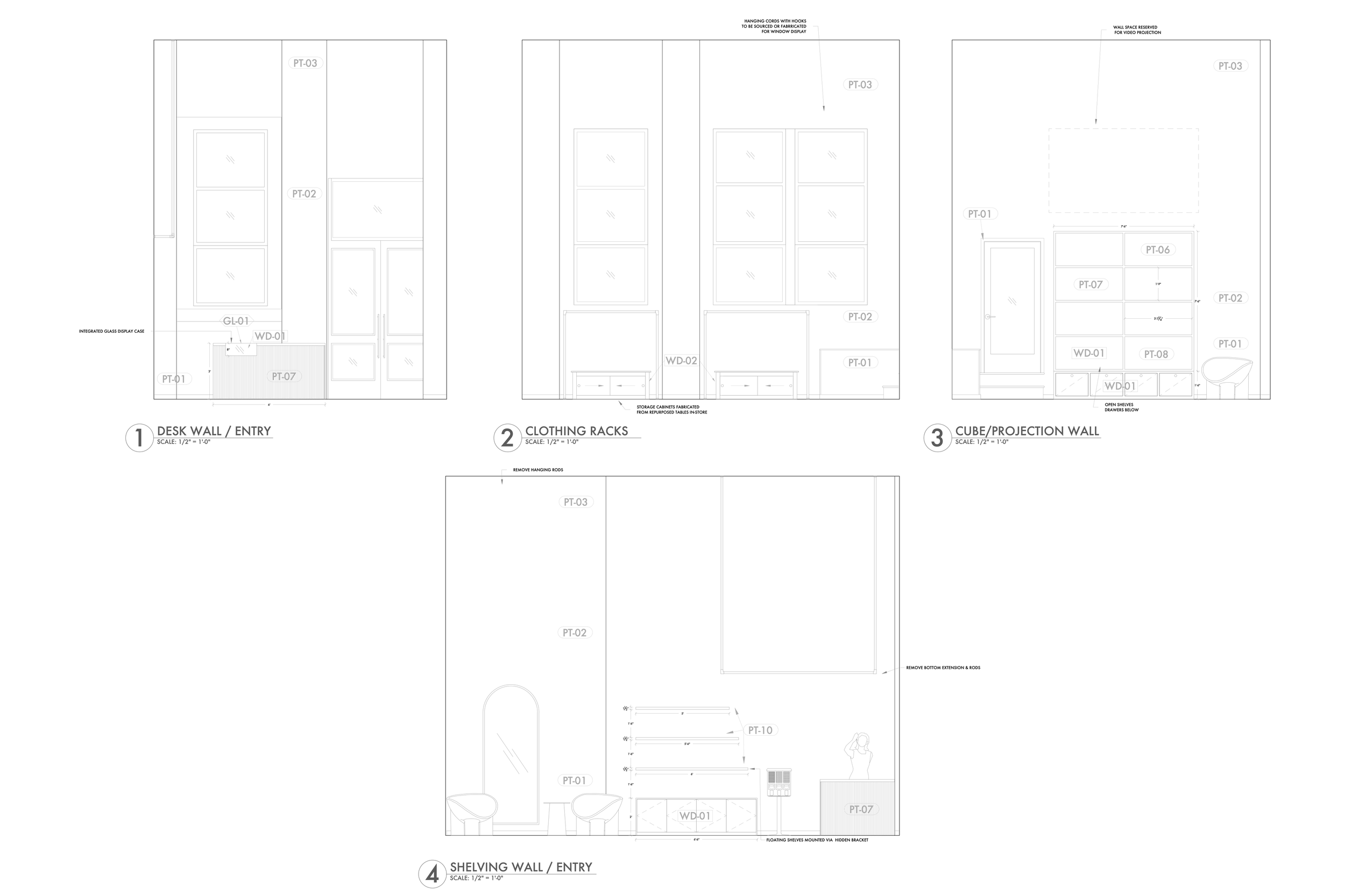 Tagged Material Elevations by Lauren Baker