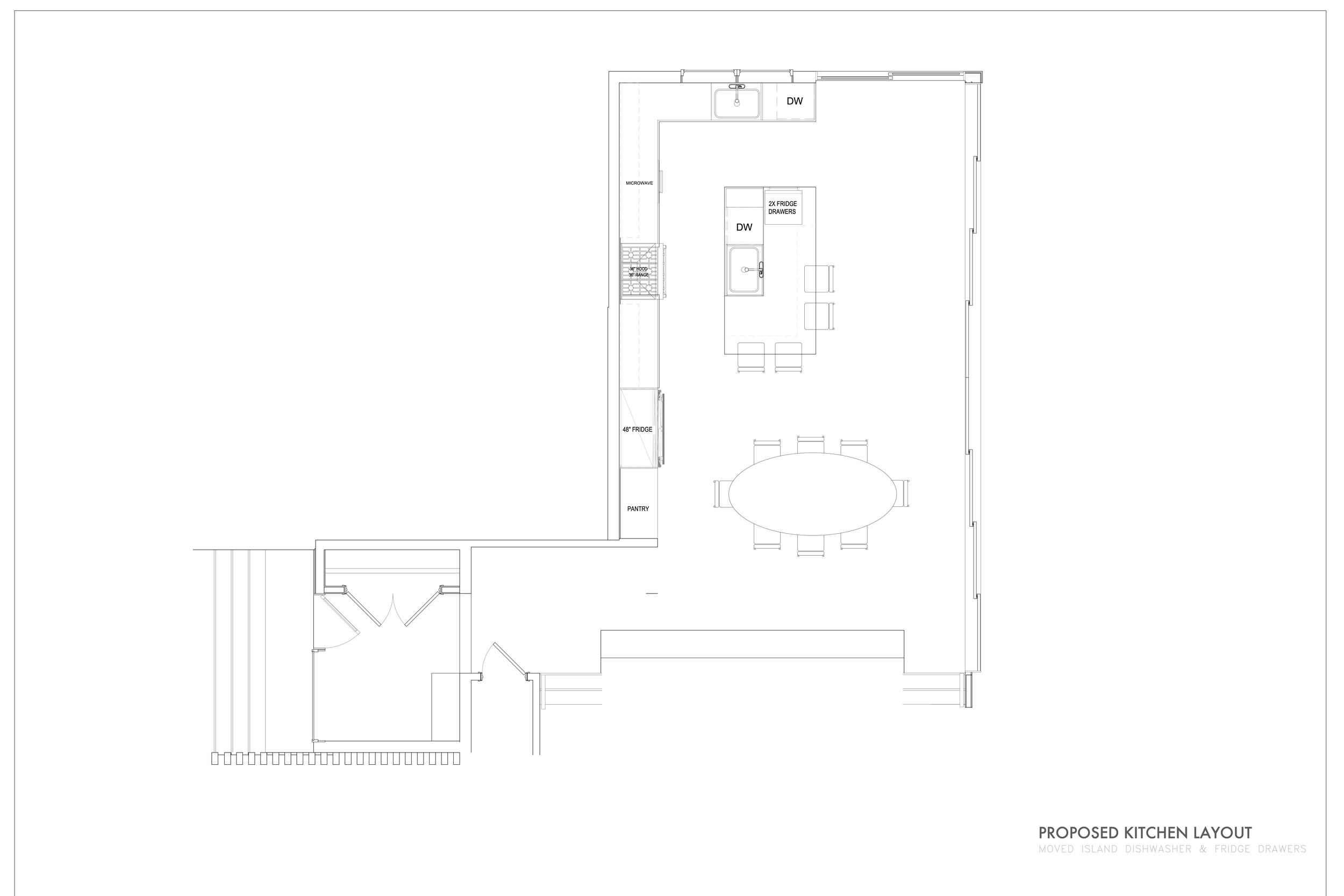 Original Kitchen by Architect (for comparison)