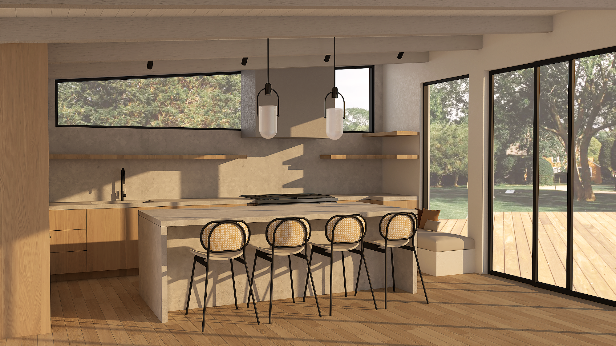 Kitchen Rendering by Lauren Baker