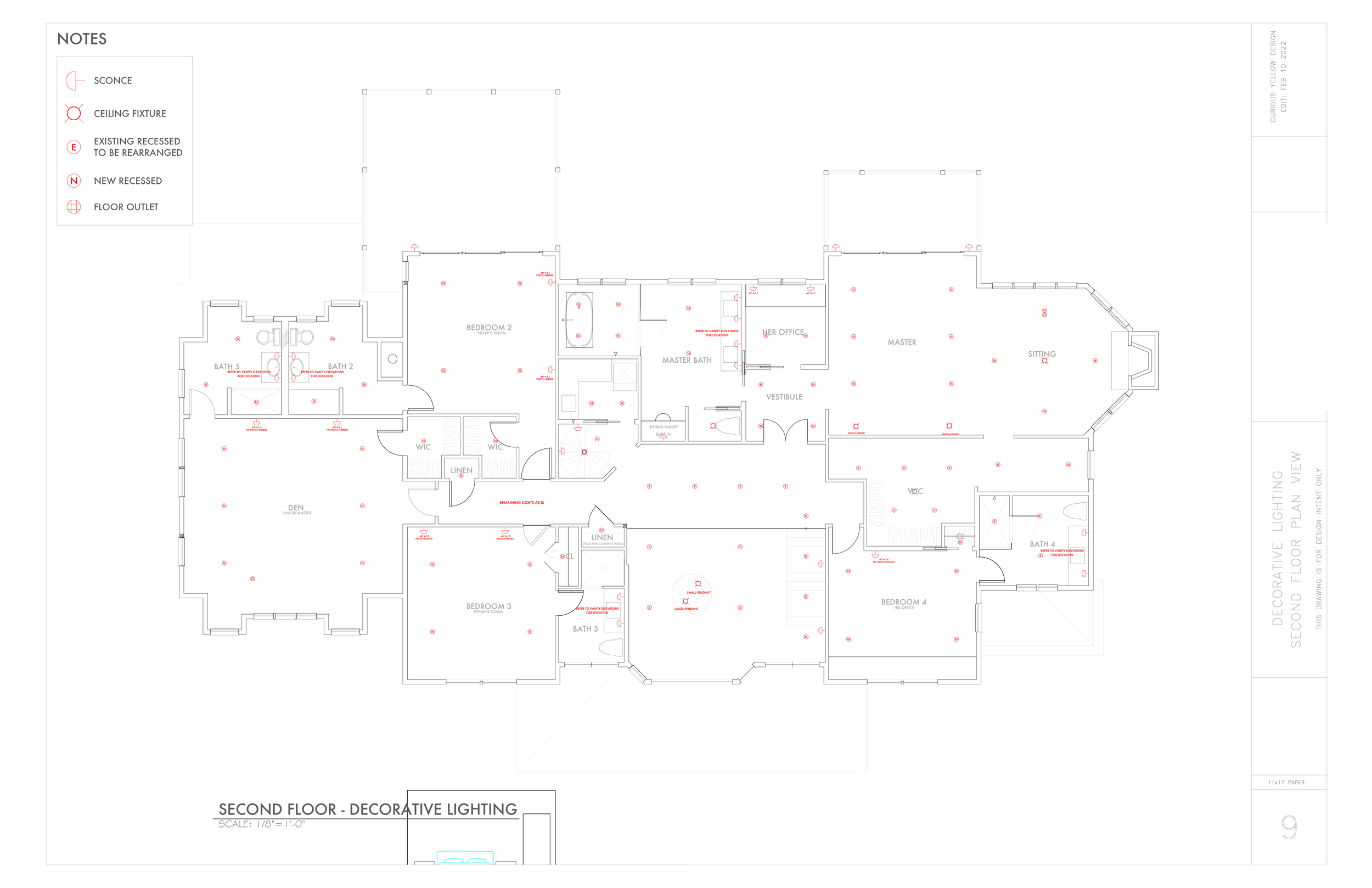 Reflected Ceiling Plan by Lauren Baker
