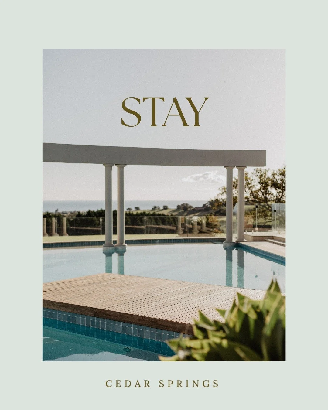 Stay awhile.

Tucked between the Pacific Ocean and the rolling hills of Saddleback Mountain, Cedar Springs is a place to gather, slow down, and reconnect.

A luxury group stay where nature sets the pace &mdash; offering space to get back to basics, r