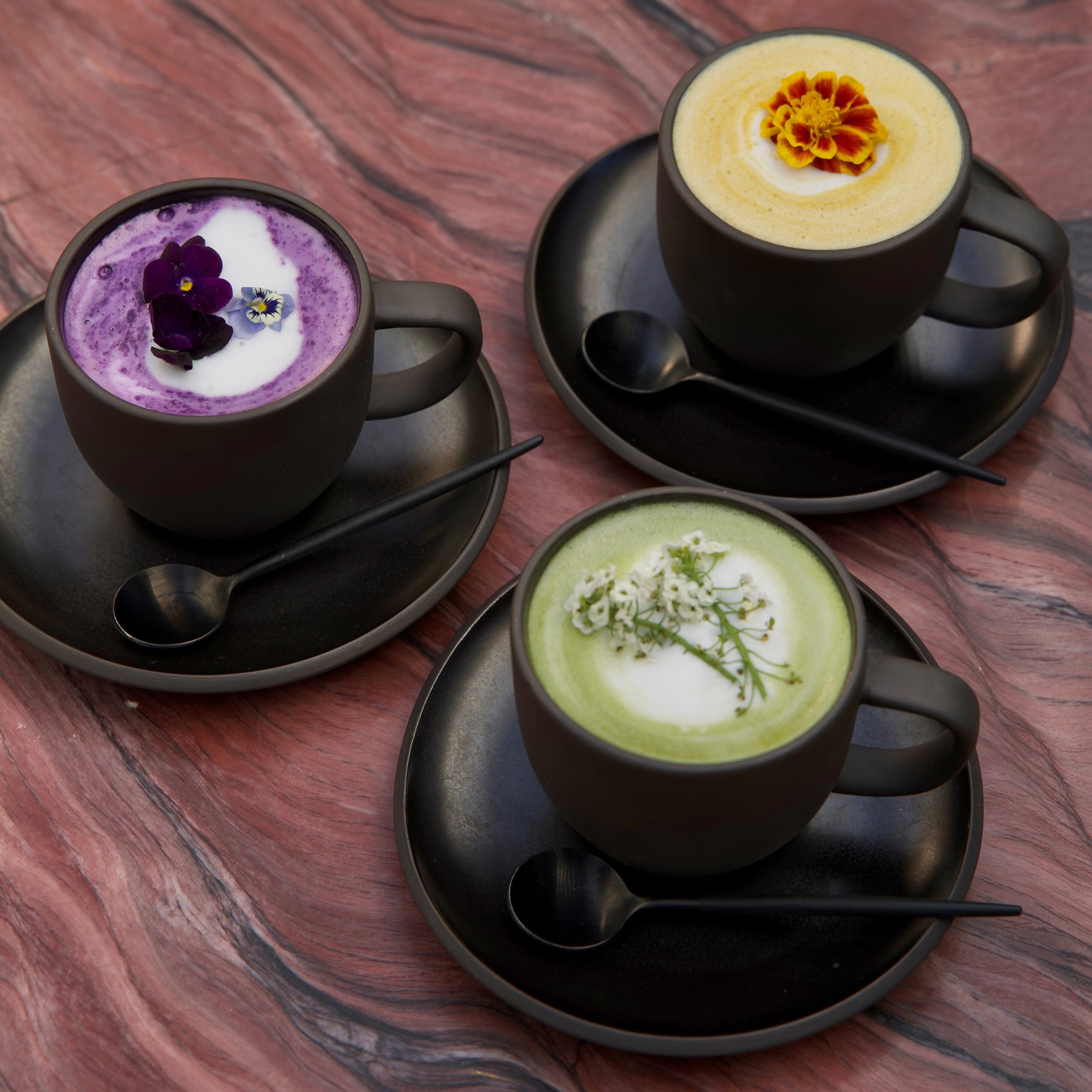 Indulge in the decadent flavors of our signature lattes during Sunday Brunch at #MILArestaurants. Whether you choose the aromatic Lavender Ube, the refreshing Matcha Pandan, or the warming Turmeric Milk, each sip promises a delightful experience. See