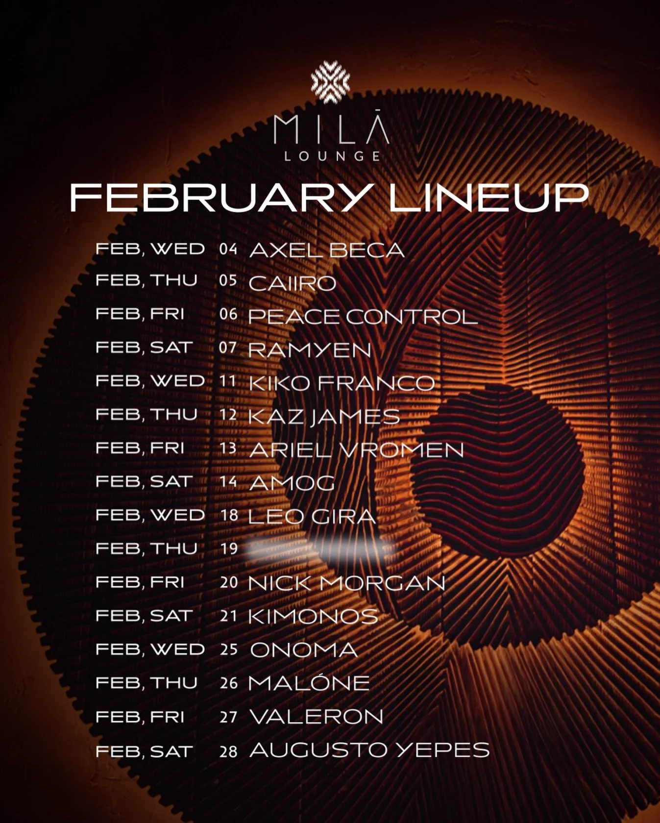 Set the rhythm for the month at MILA Lounge with curated sounds, elevated energy, unforgettable nights. Reserve your table: reservations@milalounge.com