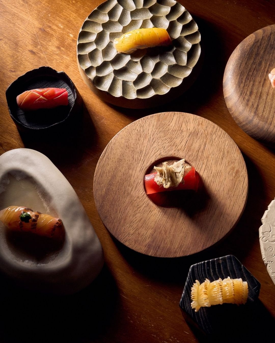 Seasonality is at the heart of MILA Omakase, where the finest ingredients are thoughtfully composed through our unique MediterrAsian perspective. Each piece of nigiri reflects the season, brought to life through precision, balance, and a touch of the