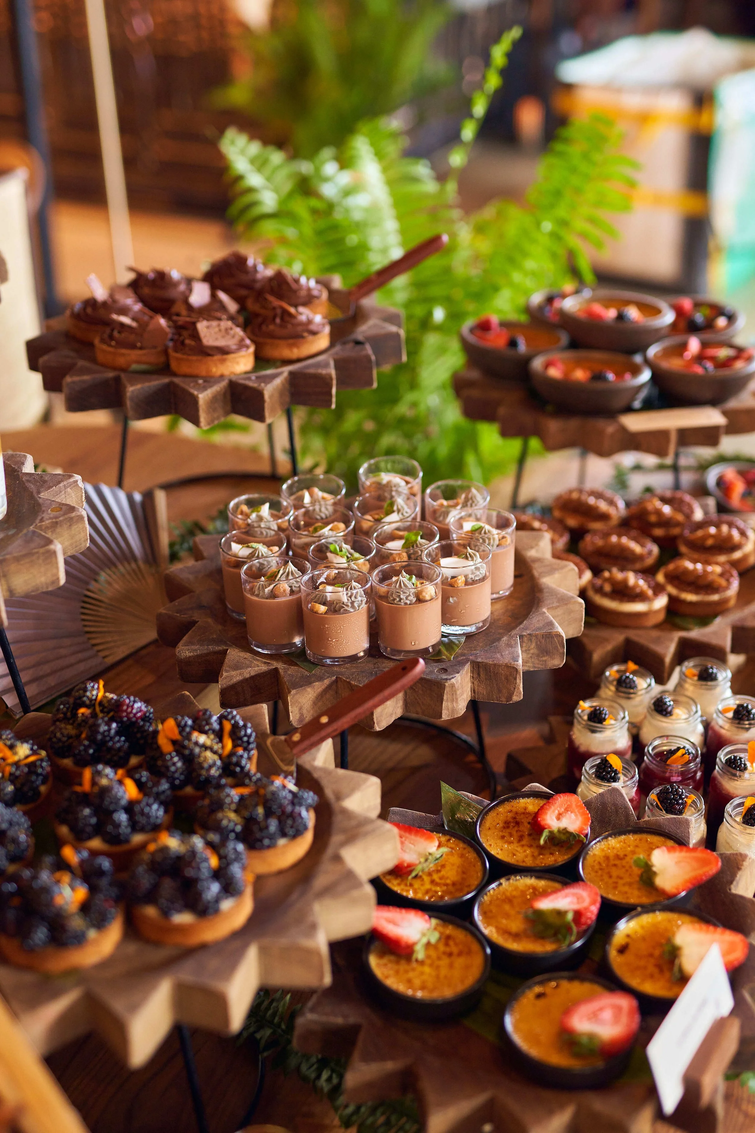 Some of MILA's desserts at the sunday brunch buffet experience.