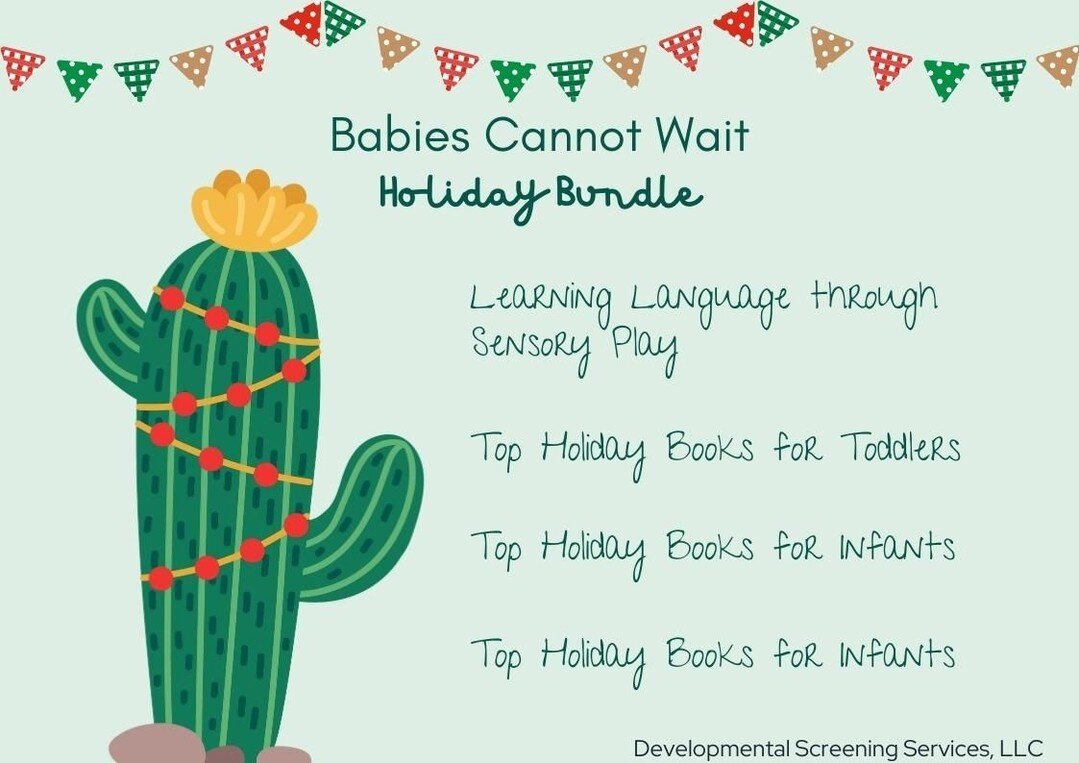Our Holiday Mini-Bundle has launched... and it's FREE!  Target age-appropriate vocabulary with our fun sensory activities or enjoy some quiet time together with our favorite holiday books.

Click the link in our bio to get yours today!

#baby #infant