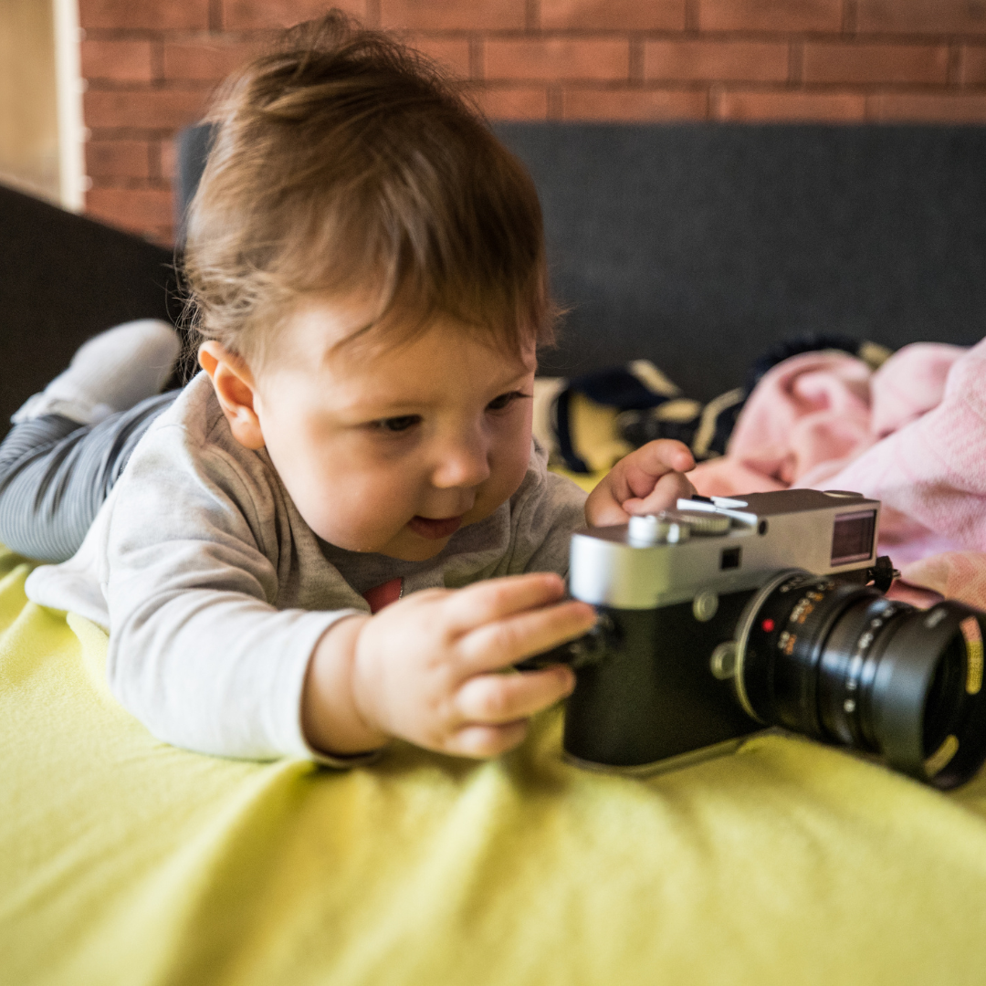 Baby Using Camera Babies Cannot Wait | Babies Cannot Wait