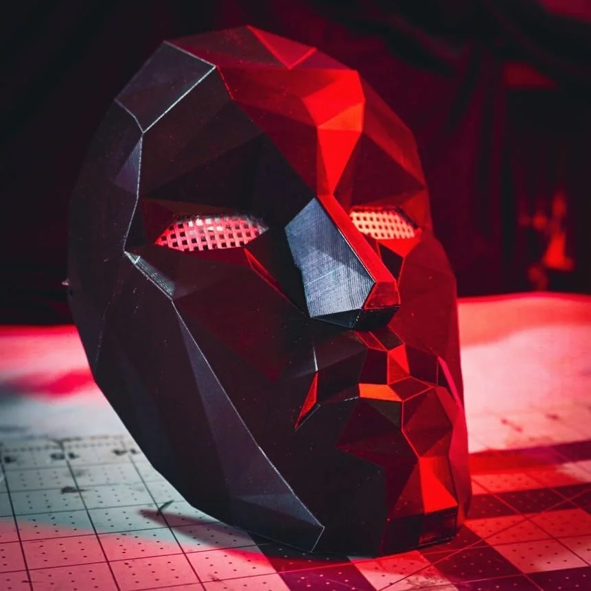 Running out of time for a costume? 🎃 Or you're just a big fan of a certain hit Korean drama on Netflix? I have a custom designed and 3d printed mask that I made just for you based on the lead masked villian of &quot;Squid Game&quot;

I'm still tryin