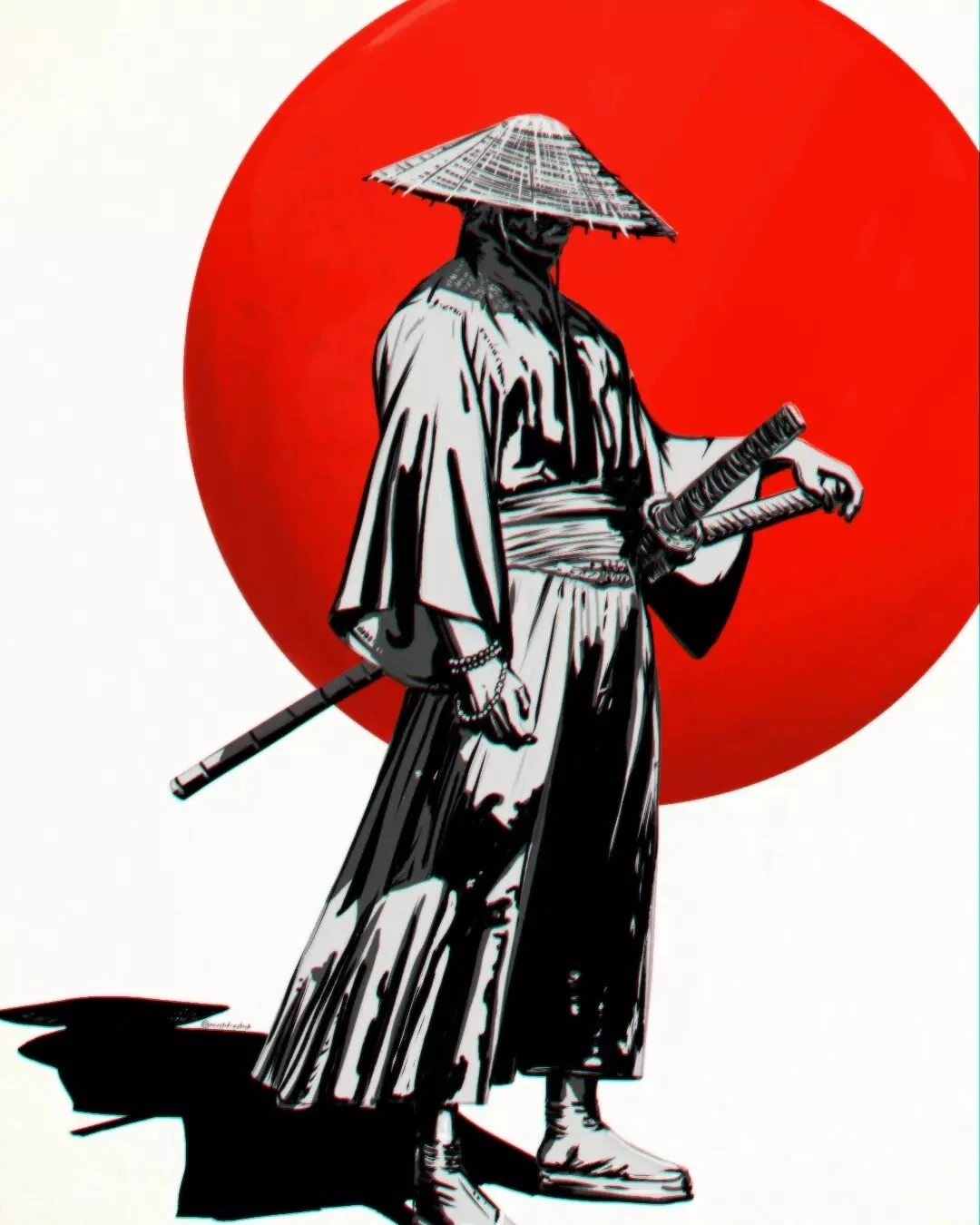 Slowly getting back into art and using it as therapy, and well nothing much to say but you guys know my favorite subject is drawing samurais, so I updated my digital brushes to have a ink pen effect, you can find those brushes for sale on my website.