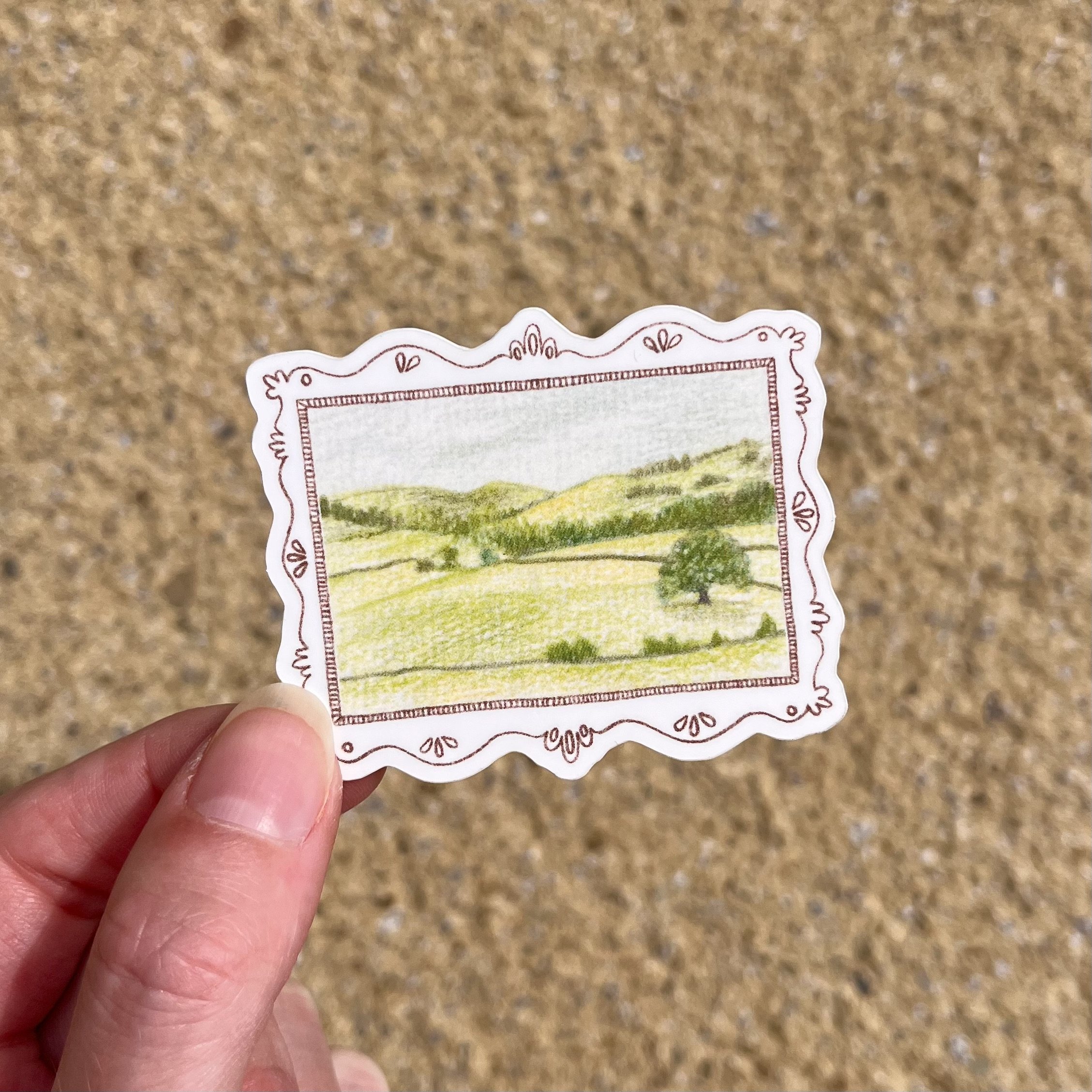 Landscape Frame Sticker