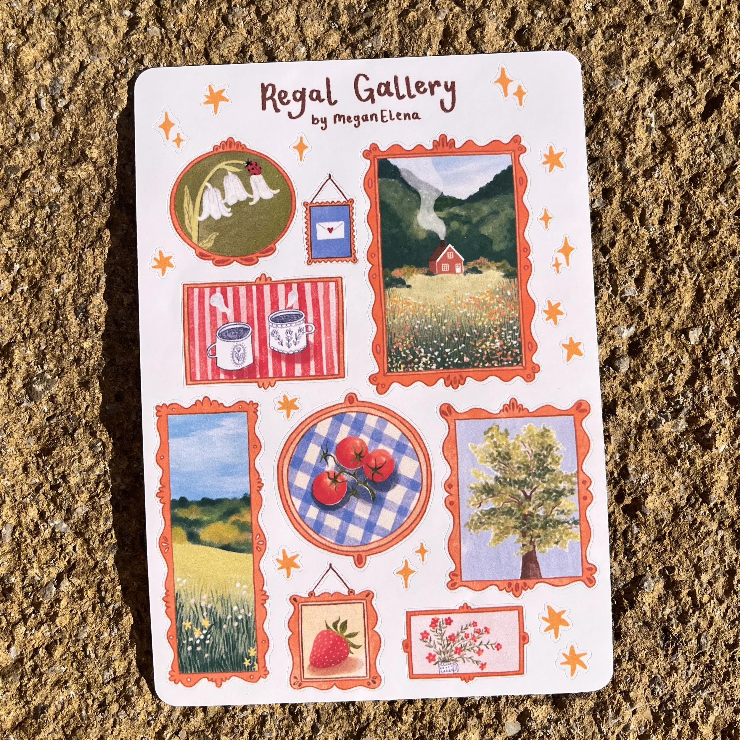 Regal Gallery Sticker Sheet