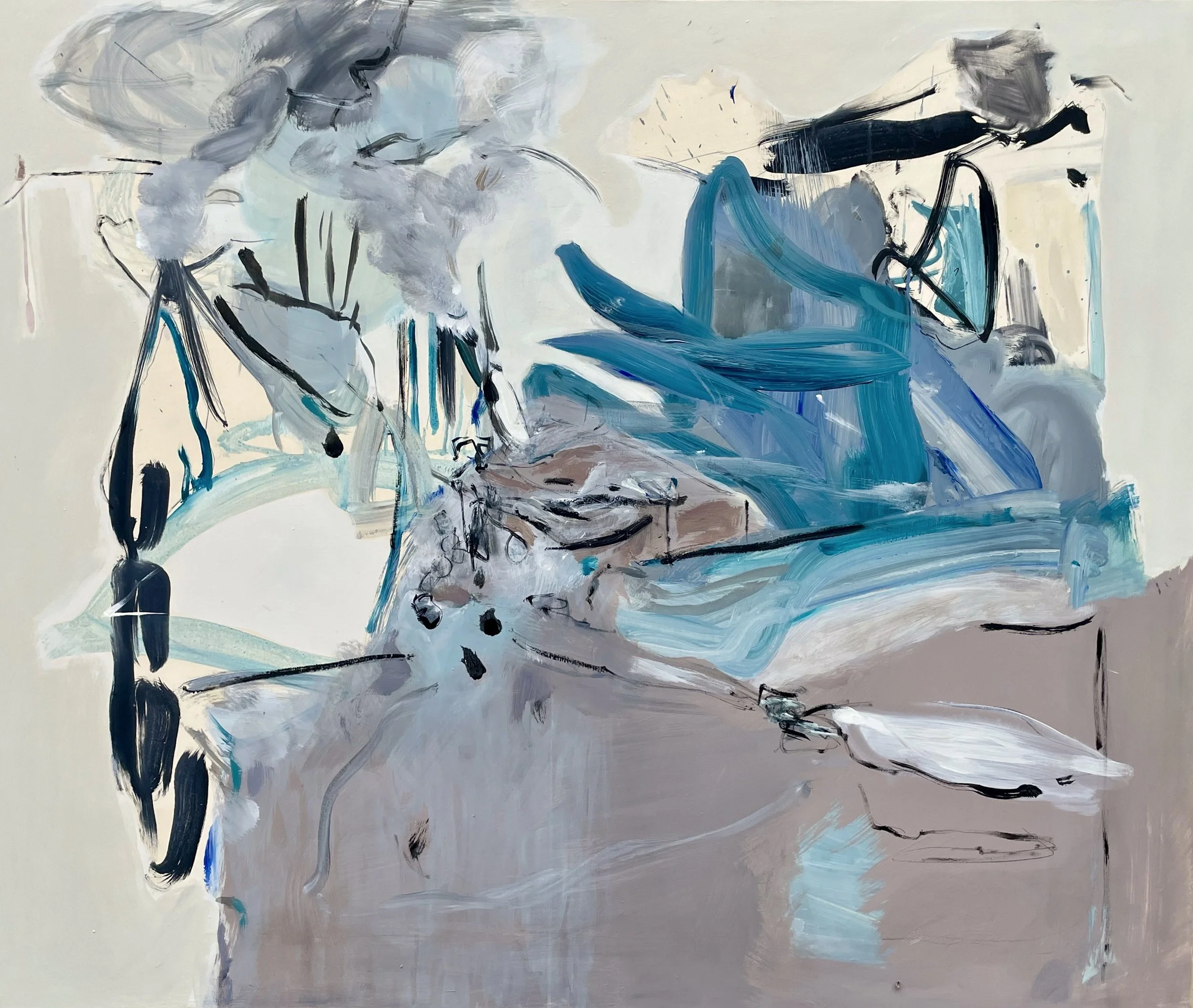 LisaCarterGrist_Avalanche_2026_acrylic,oil,wax,oil,pastelonpanel_studio.jpeg