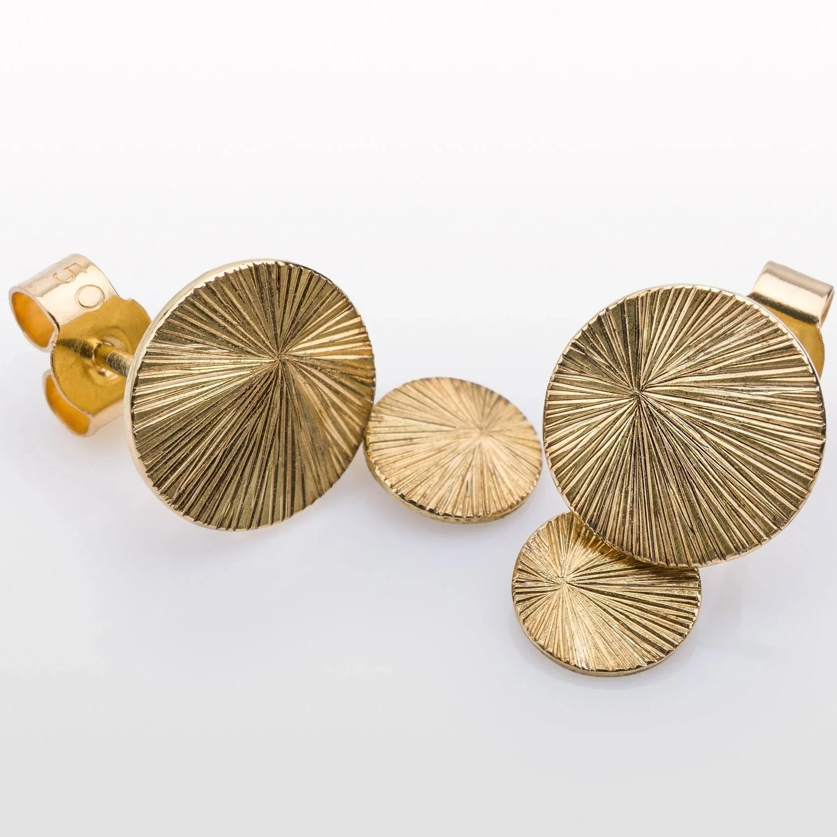 Satoko Takemura – Hikari Gold Drop Earrings