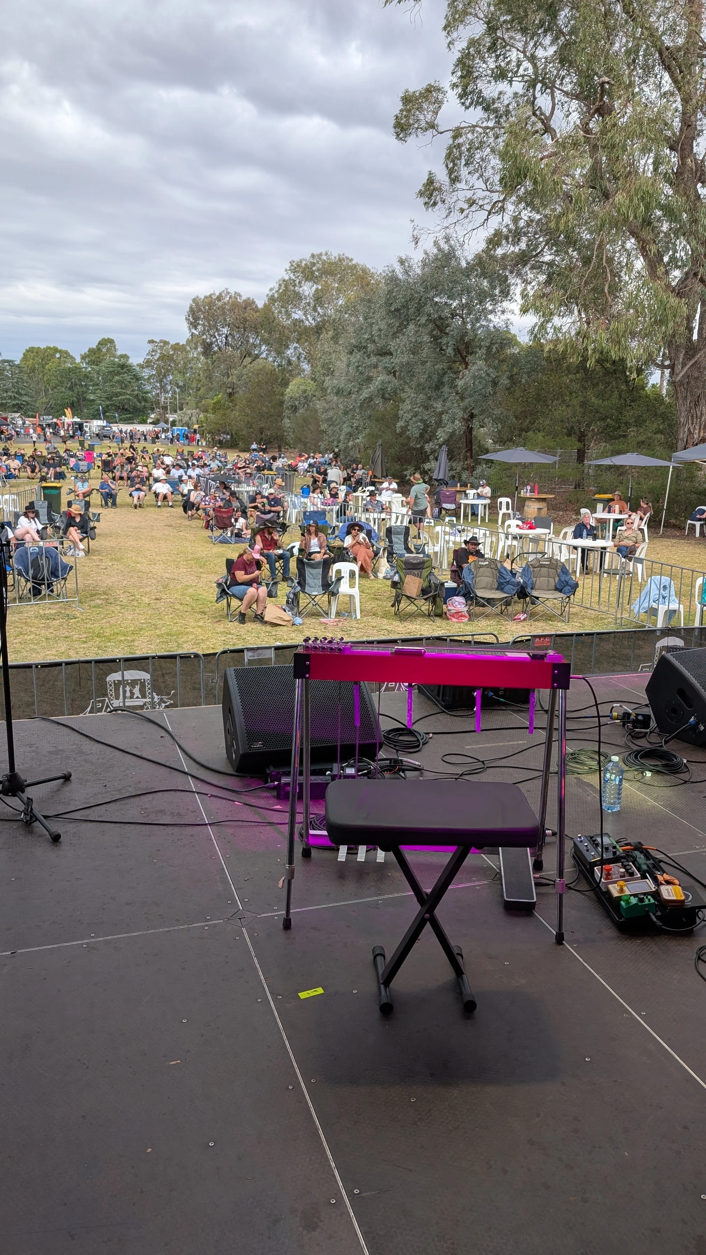 About to play at RegFest in Wangaratta