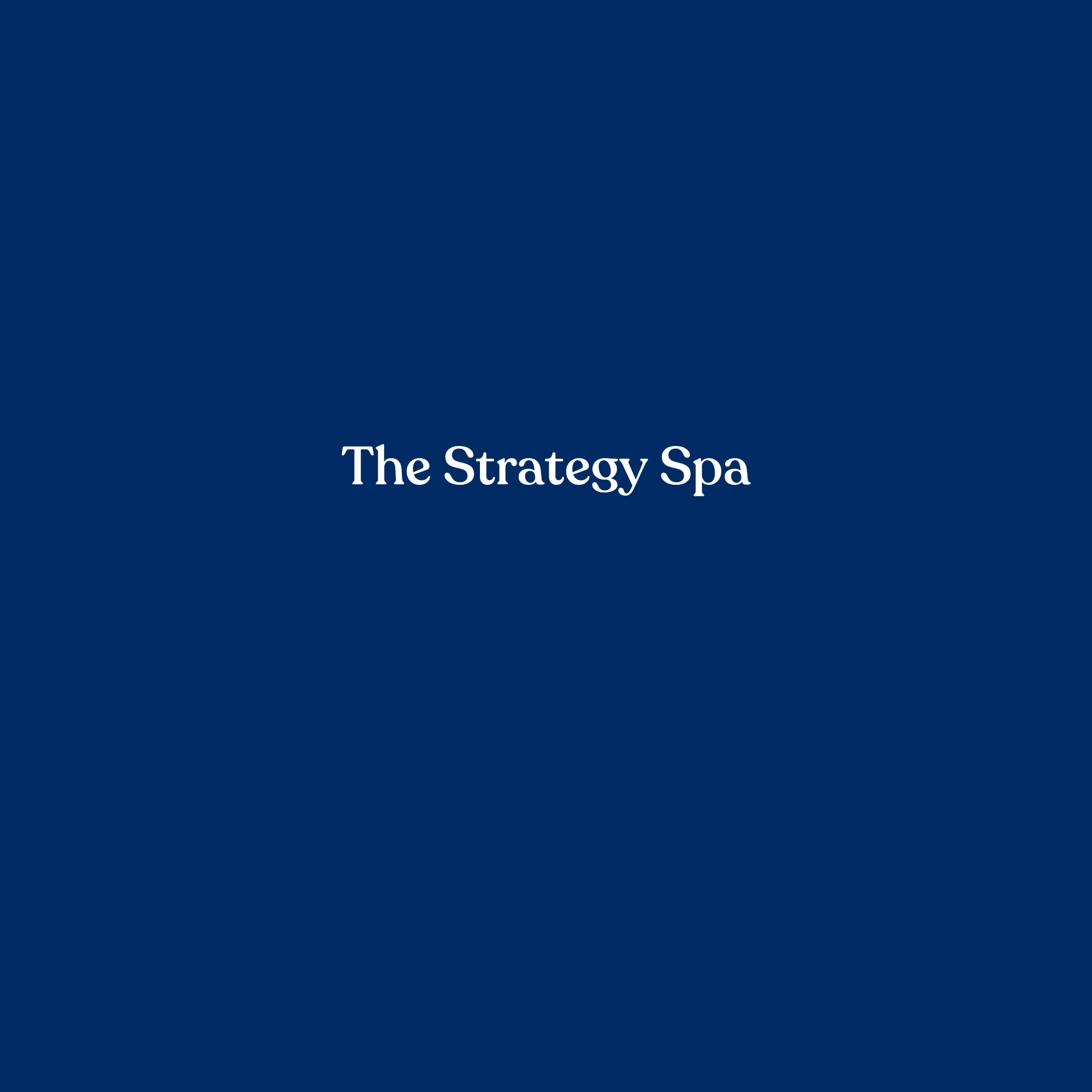 The Strategy Spa