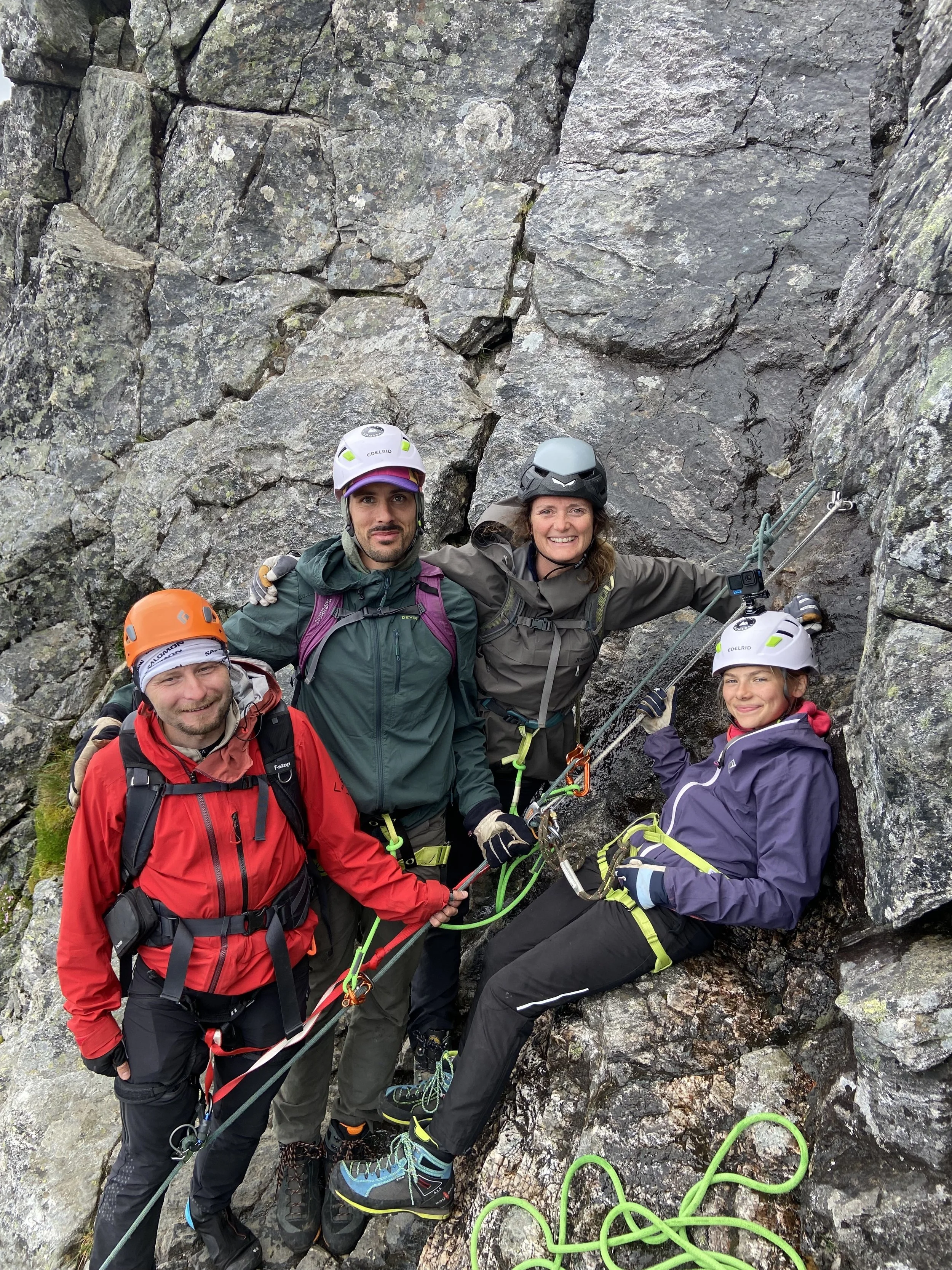 Funkyfam på Romsdalshorn