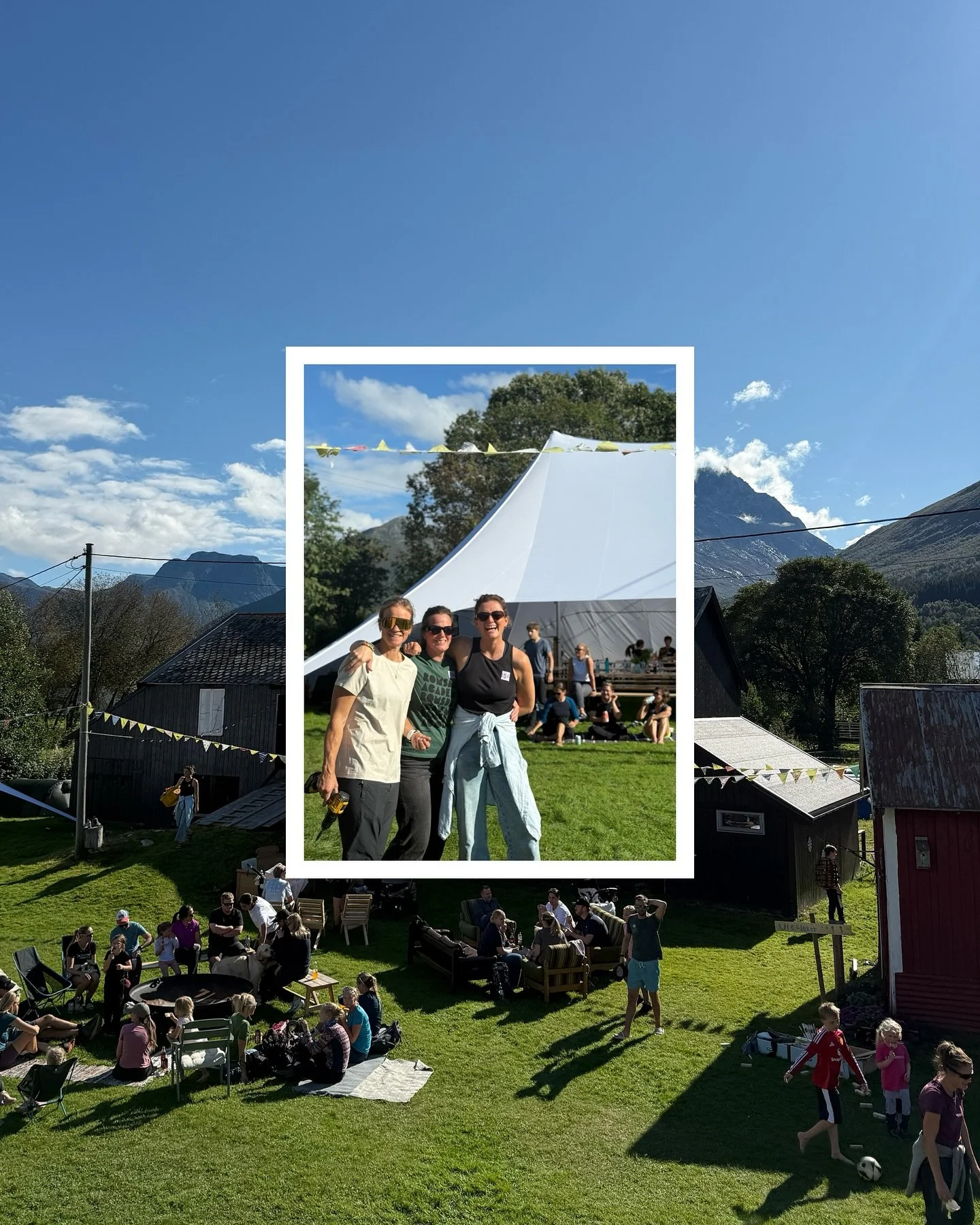 DET her @Axess var rått! 
1000 takk for gjesterekord på tunet, for alle entusiastiske møter i forkant og for felles ambisjon om å lage en skikkelig-skikkelig bra fjellfestival for ansatte med familier! 
Takk til @barents som