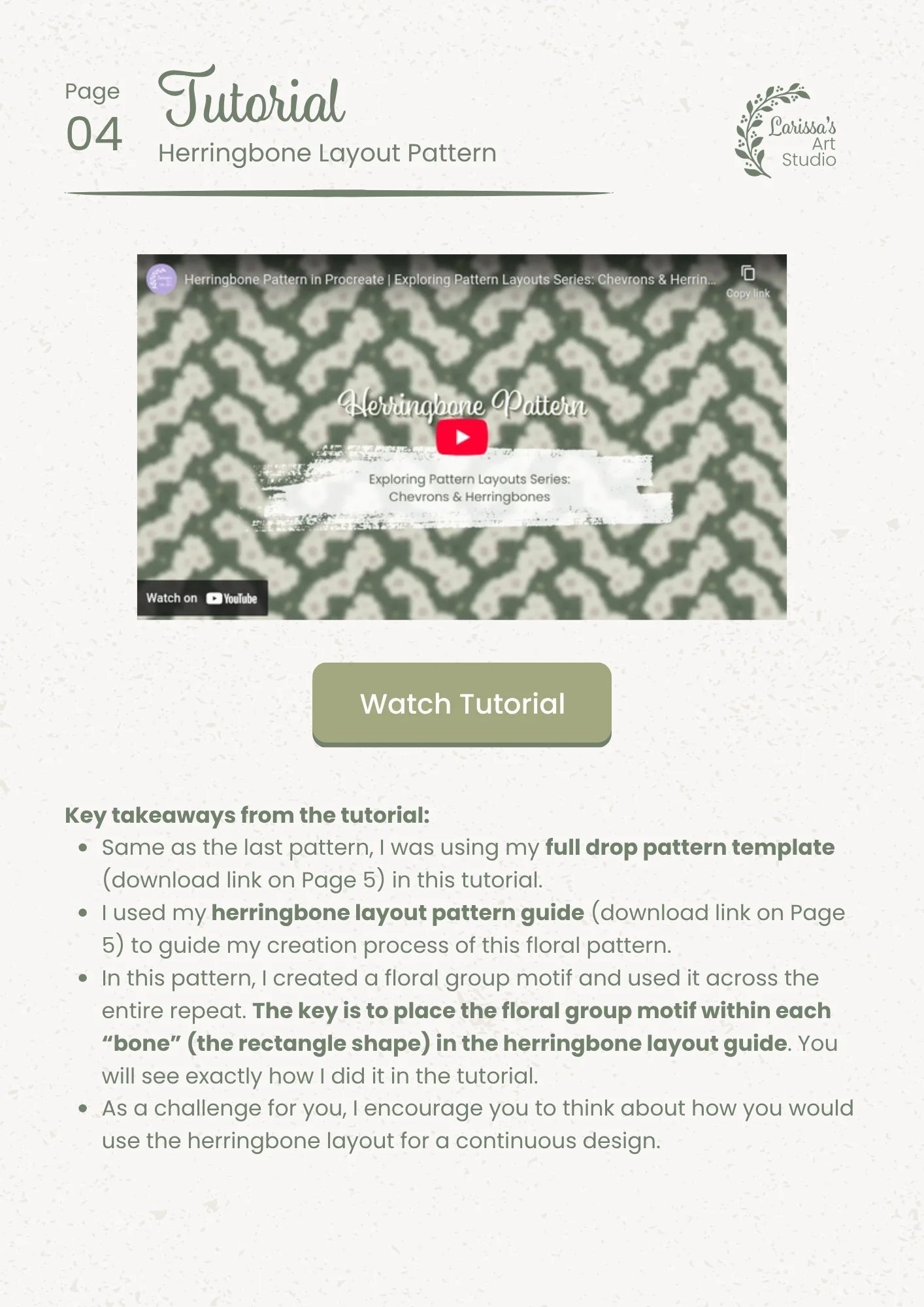 Oct 25 - Creative Guide - Pattern Layout: Chevrons &amp; Herringbones - Herringbone Pattern Tutorial