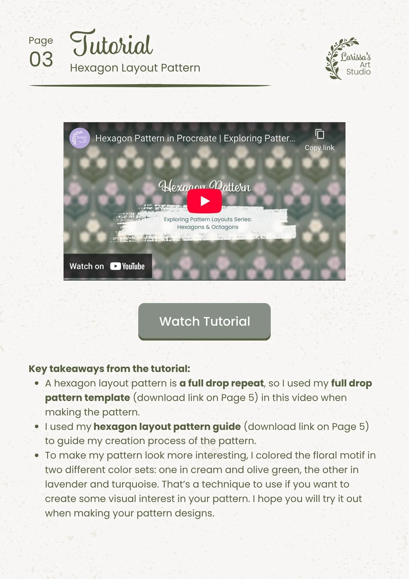 Nov 25 - Creative Guide - Pattern Layout: Hexagons &amp; Octagons - Hexagon Pattern Tutorial